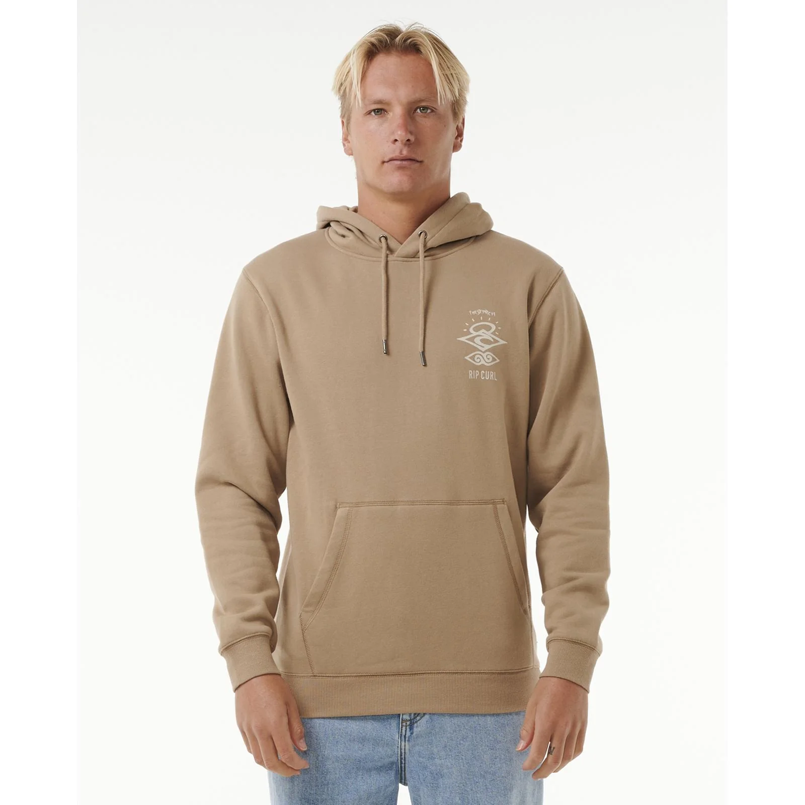 Rip Curl Mens Search Icon Fleece Pullover Hoodie - Image 6