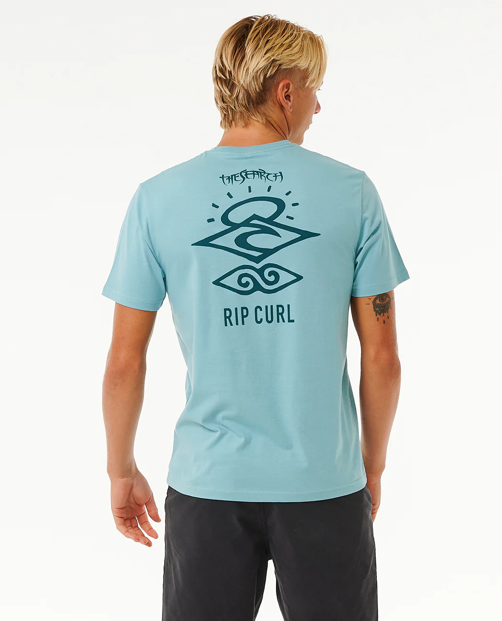 Rip Curl Mens Search Icon Short Sleeve Crew Neck T-Shirt - Image 20