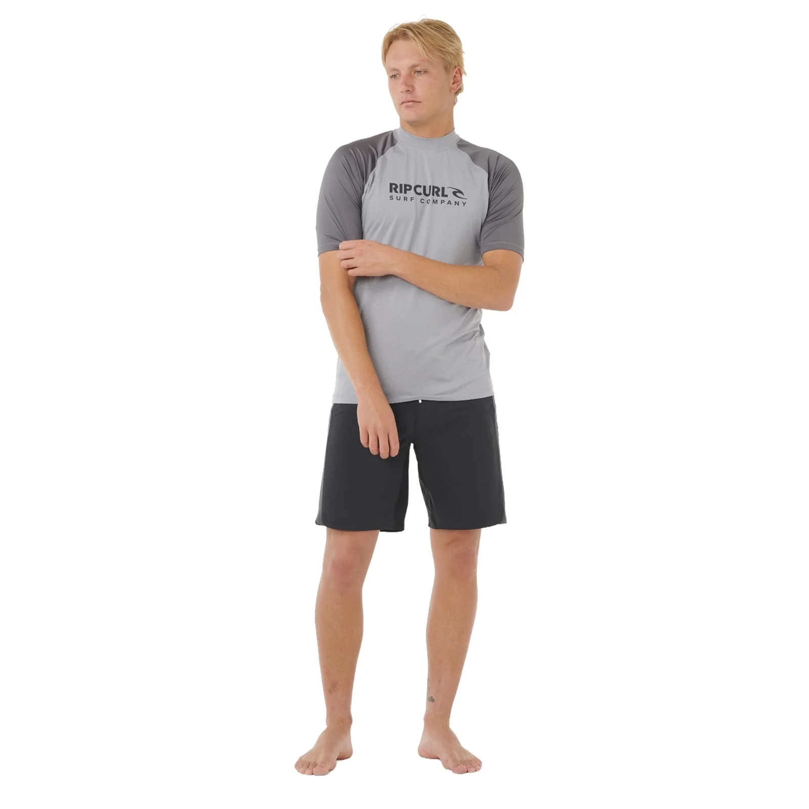 Rip Curl Mens Shock UPF Short Sleeve Rash Vest - Image 8