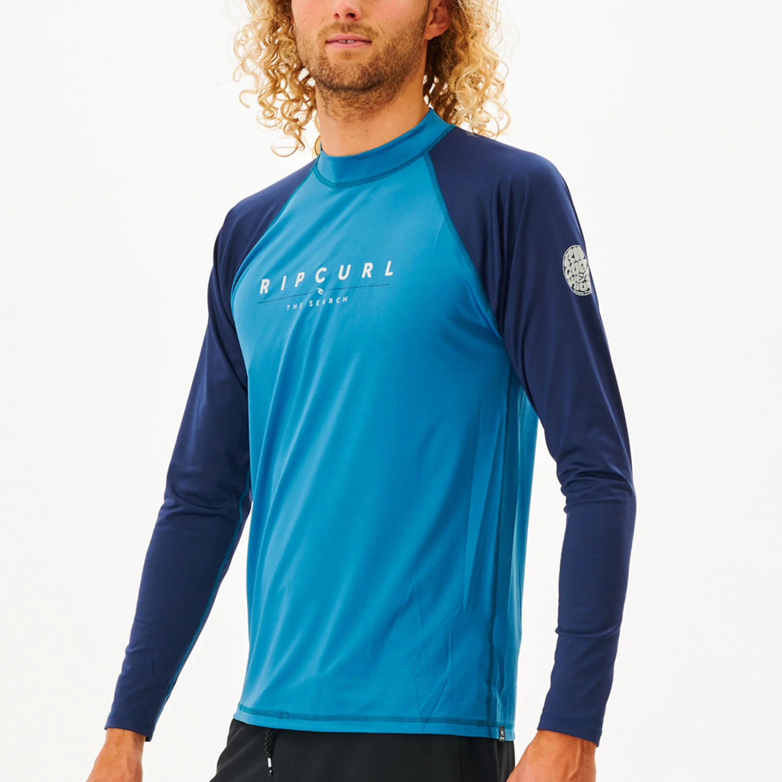 Rip Curl Mens Shockwaves Long Sleeve Rash Vest - Image 6