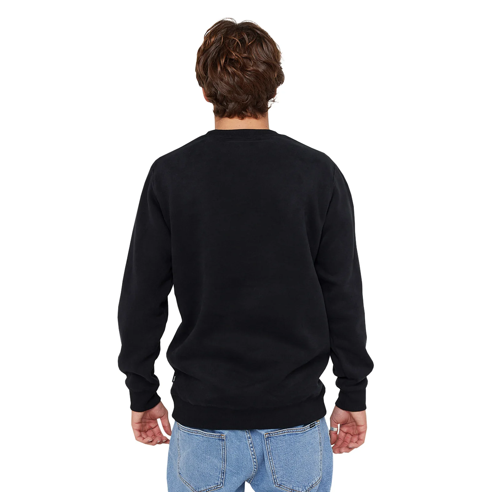 Rip Curl Mens Staple Crew Neck Graphic Logo Sweatshirt - Image 5