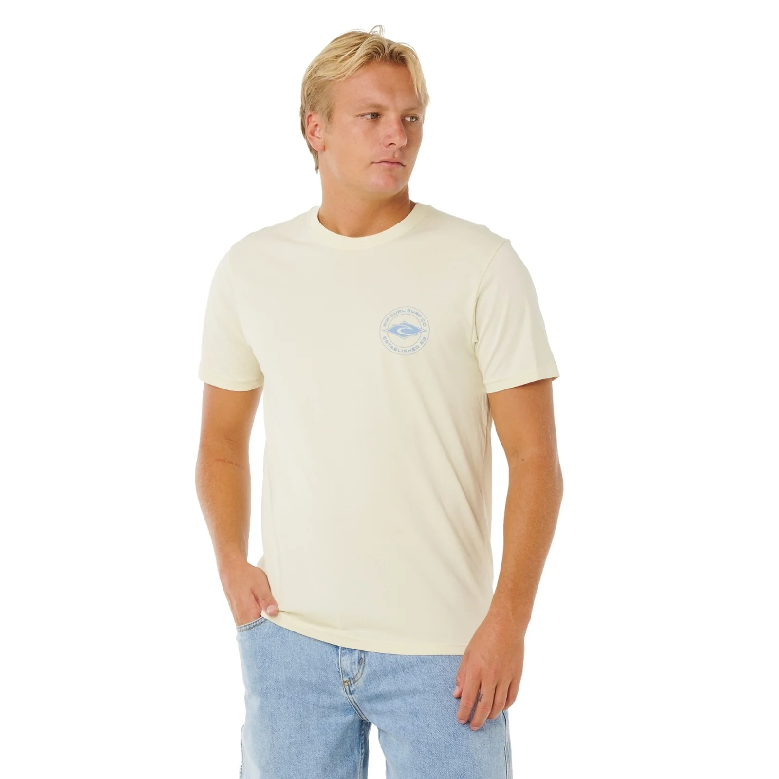 Rip Curl Mens Staple Graphic Short Sleeve T-Shirt - Image 2