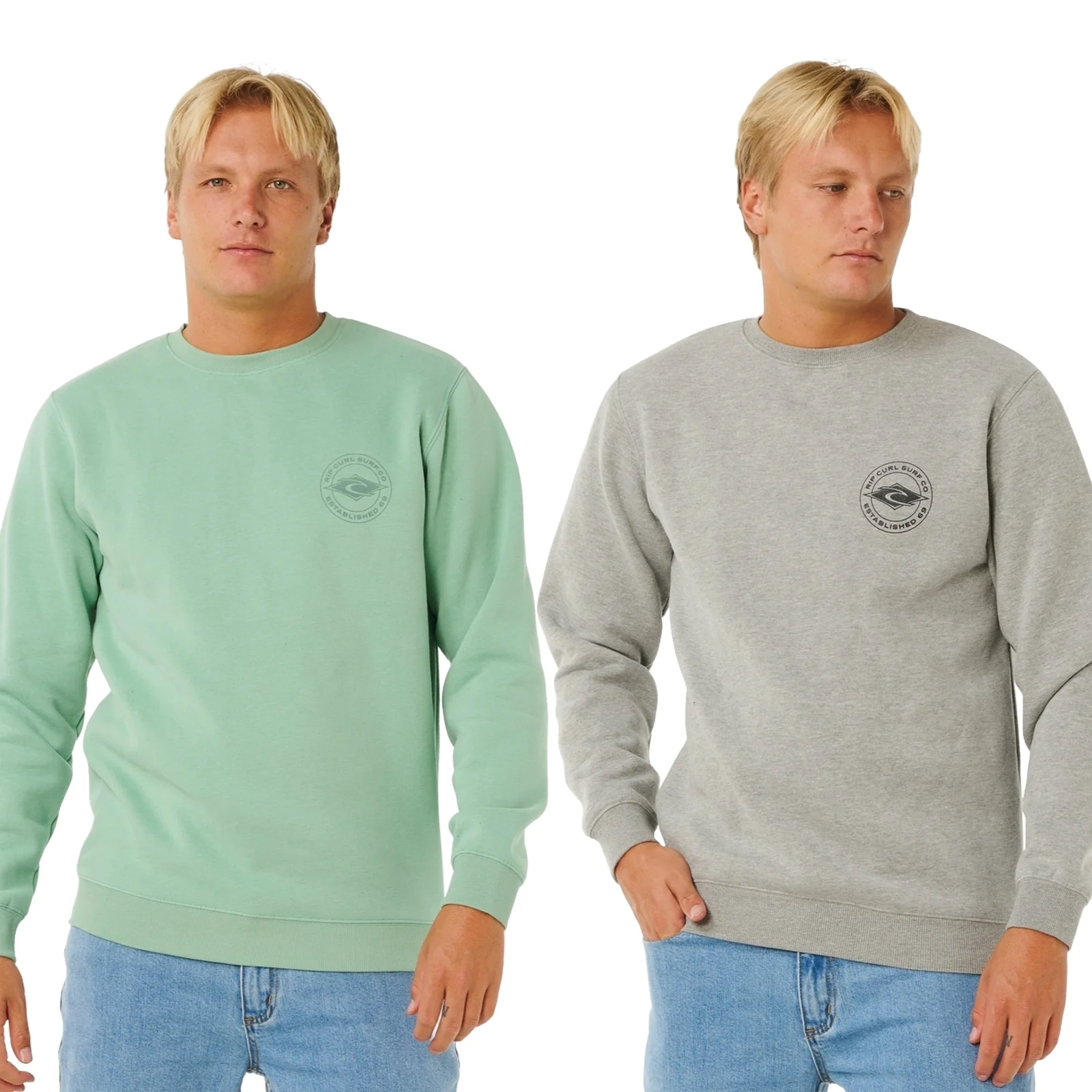 Rip Curl Mens Stapler Crew Sweatshirt