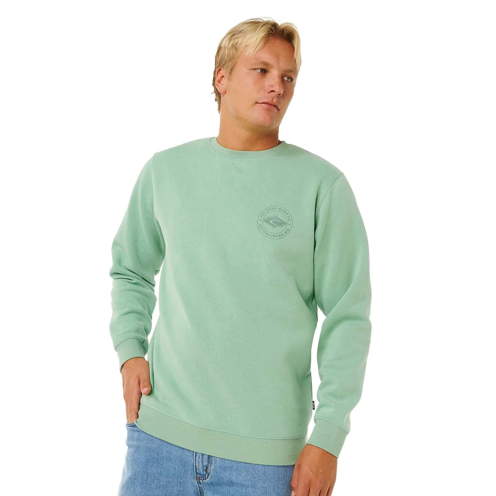 Rip Curl Mens Stapler Crew Sweatshirt - Image 13