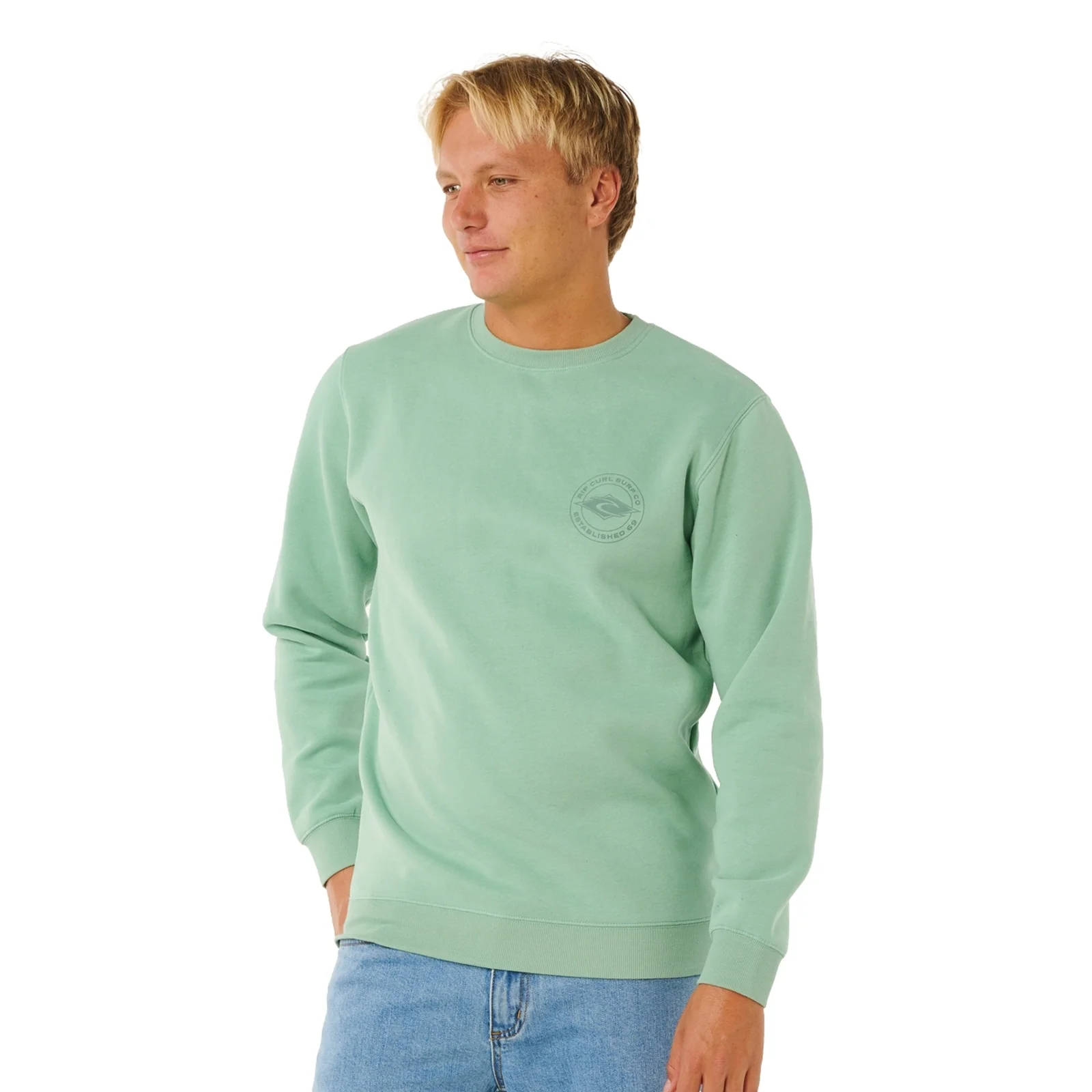 Rip Curl Mens Stapler Crew Sweatshirt - Image 5