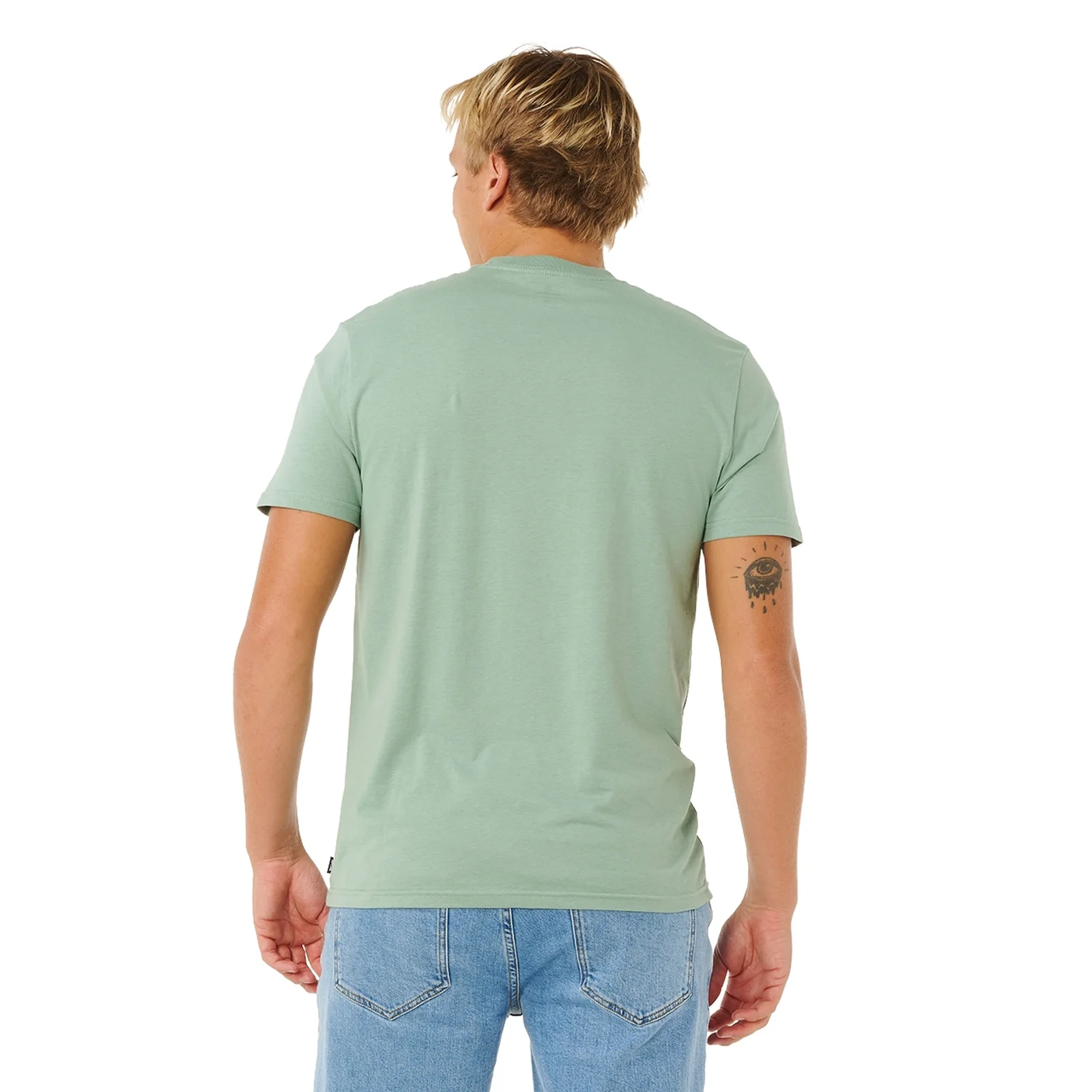 Rip Curl Mens Streamline Palmy Graphic Short Sleeve T-Shirt - Image 12
