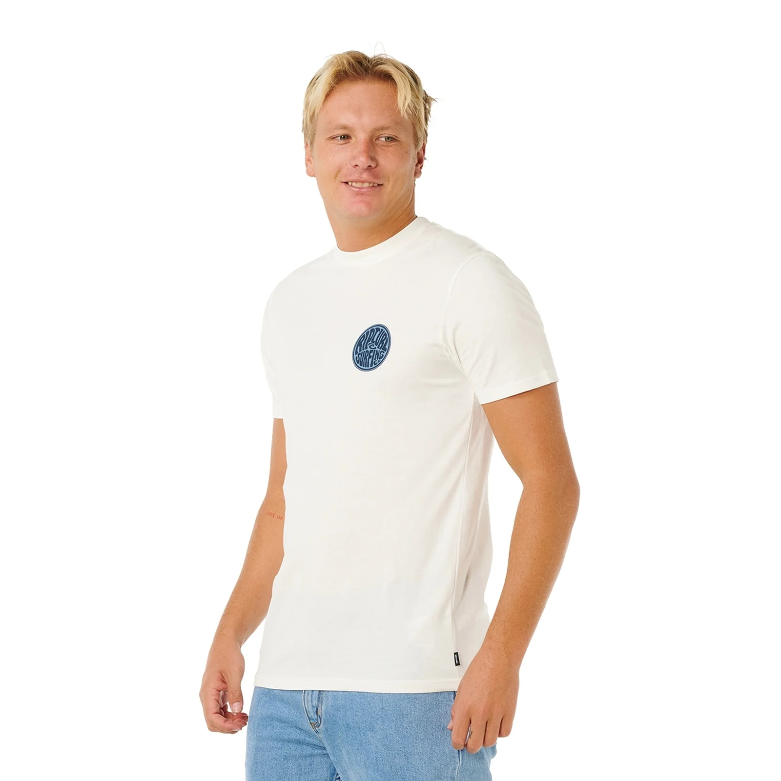 Rip Curl Mens Streamline Palmy Graphic Short Sleeve T-Shirt - Image 7