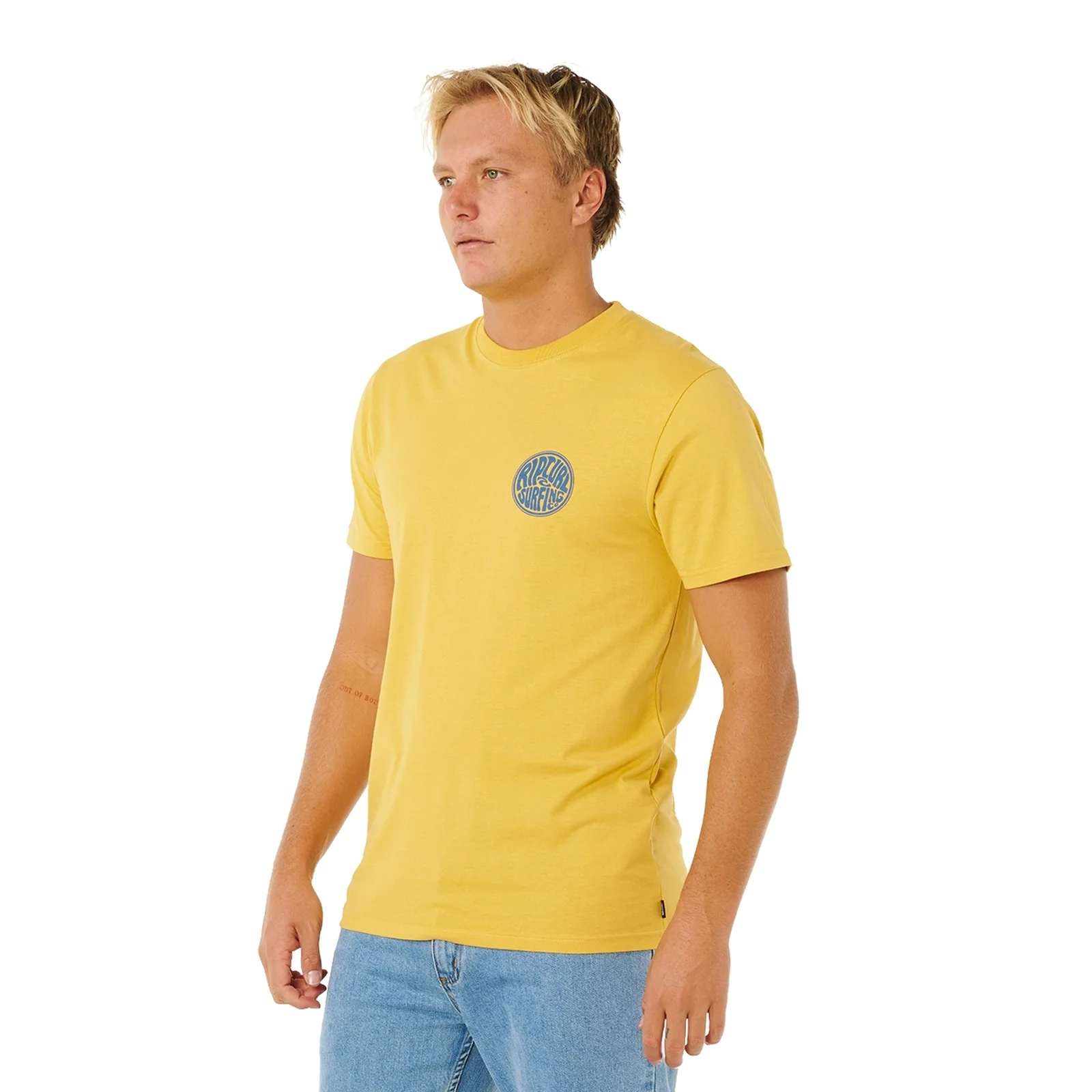 Rip Curl Mens Streamline Pass Graphic Short Sleeve T-Shirt - Image 6