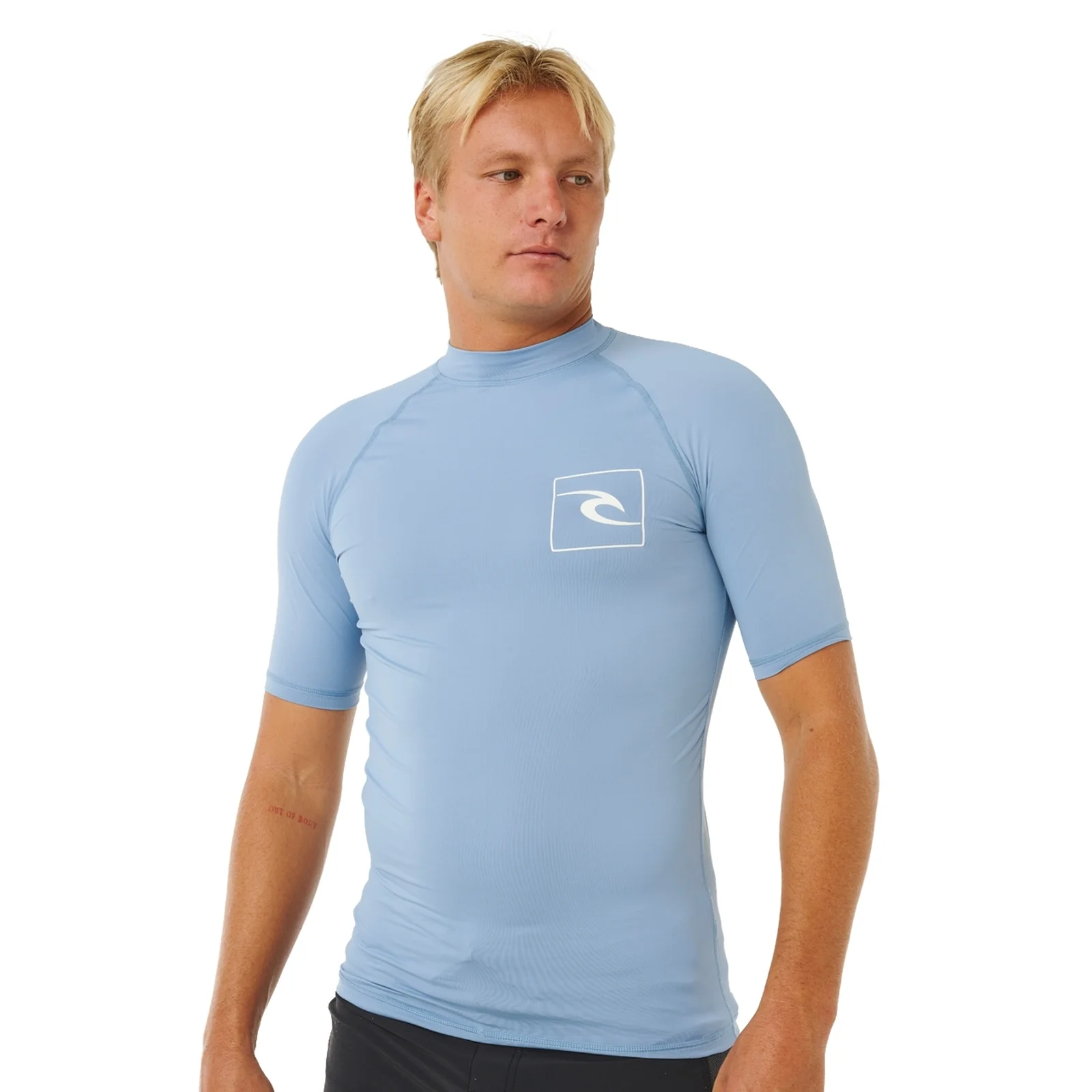 Rip Curl Mens Streamline UPF Short Sleeve Rash Vest - Image 32