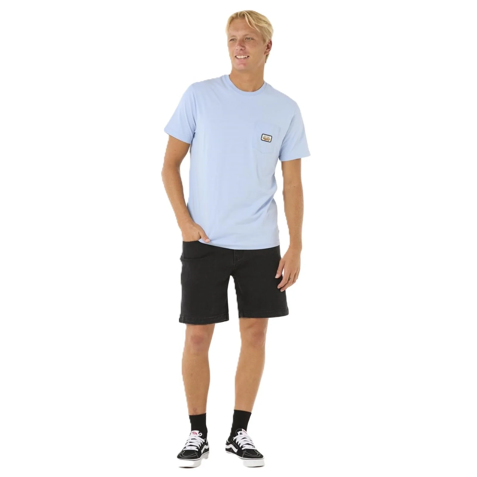 Rip Curl Mens Surf Paradise Badge Update Short Sleeve T-Shirt - Image 15