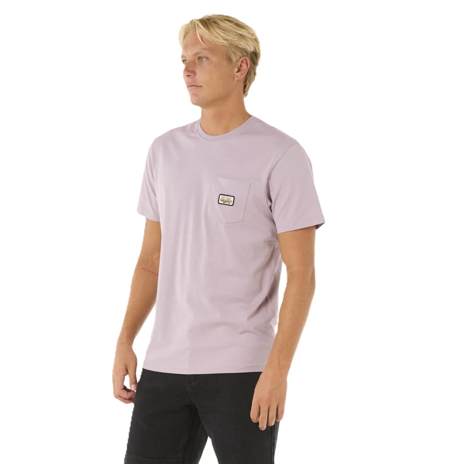 Rip Curl Mens Surf Paradise Badge Update Short Sleeve T-Shirt - Image 8