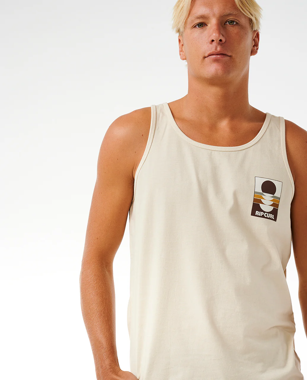 Rip Curl Mens Surf Reivival Peaking Cotton Vest Top - Image 13