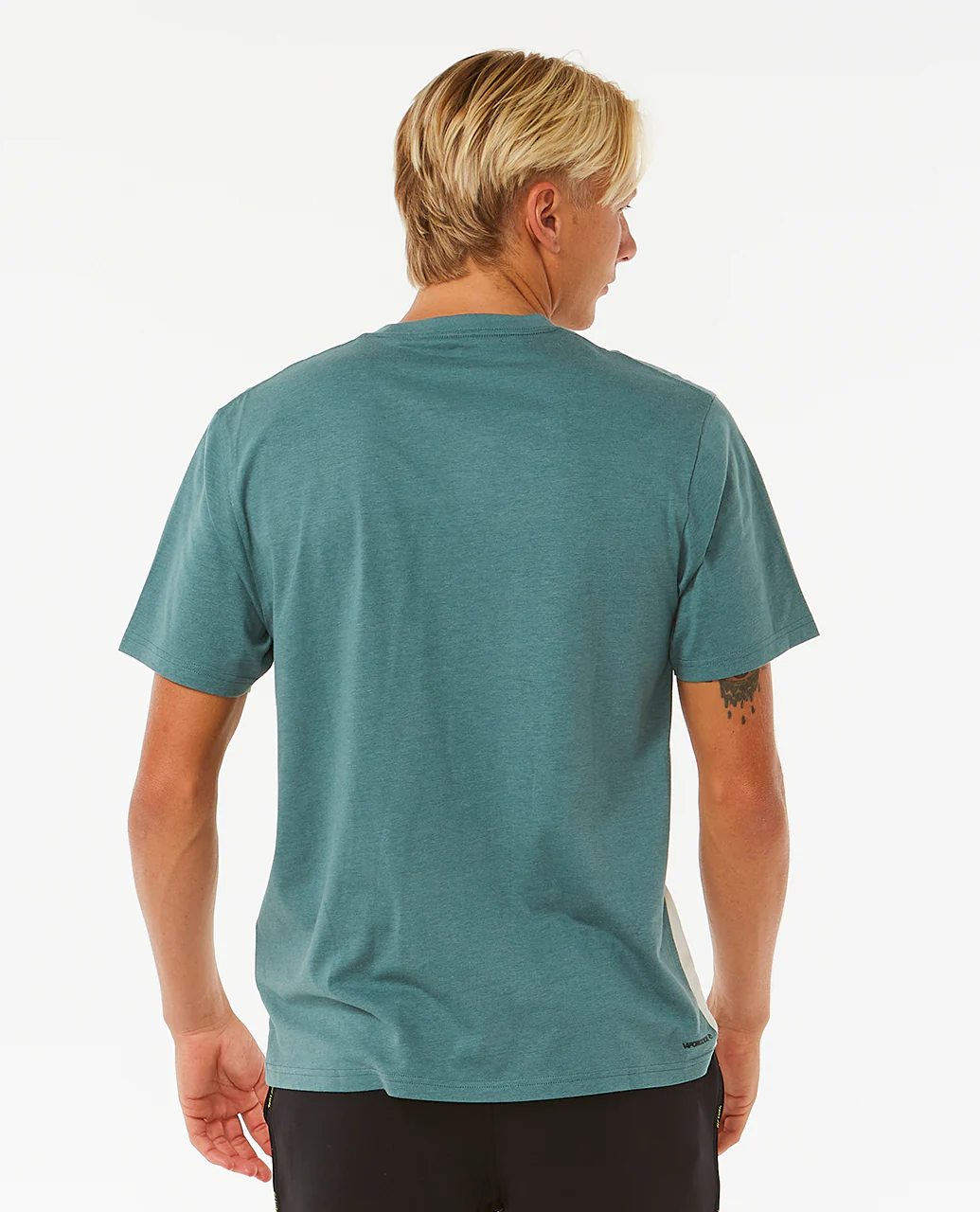 Rip Curl Mens Vaporcool Medina Seacell Short Sleeve T-Shirt - Blue Stone - Image 3