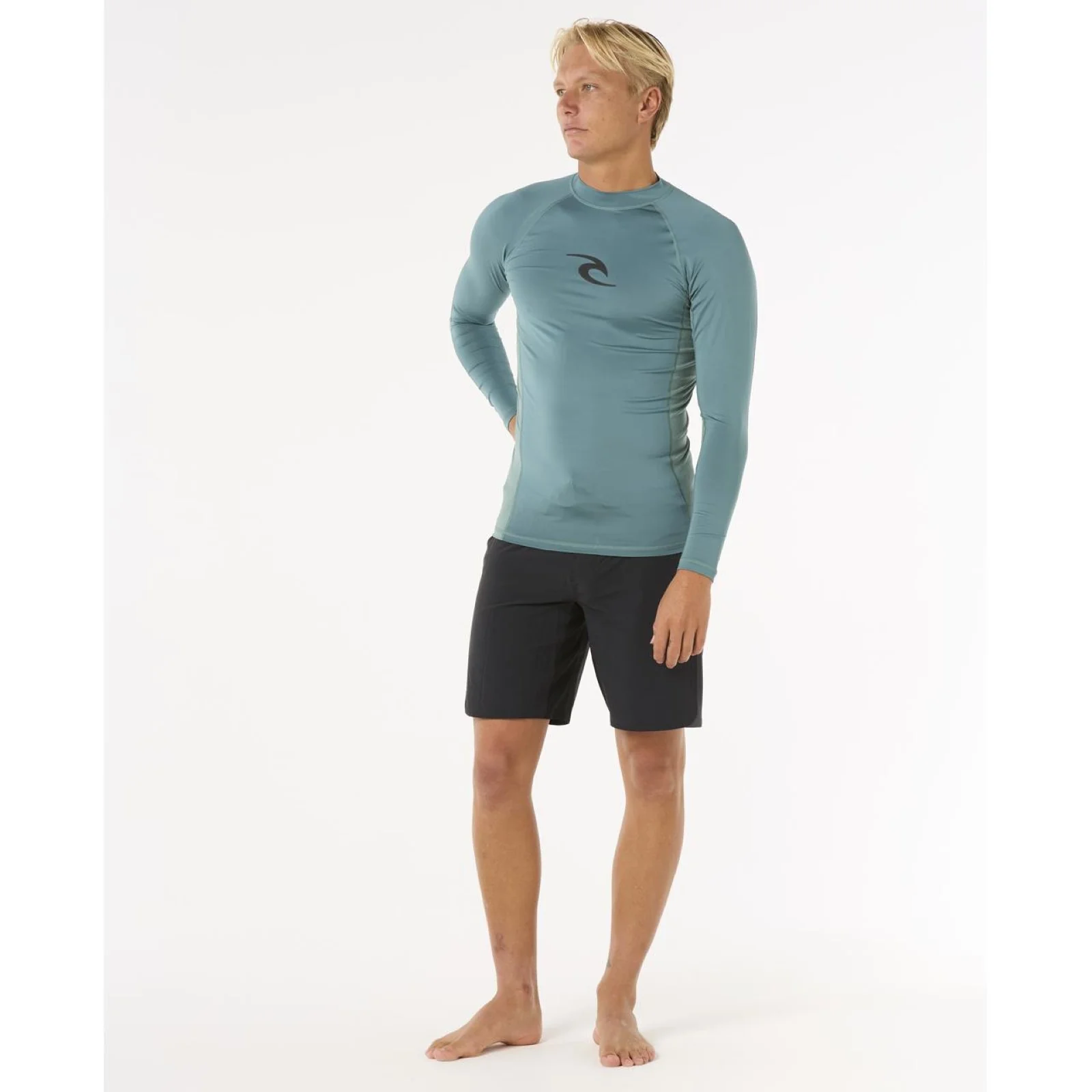 Rip Curl Mens Waves UPF 50 Perf Long Sleeve Rash Vest - Image 41