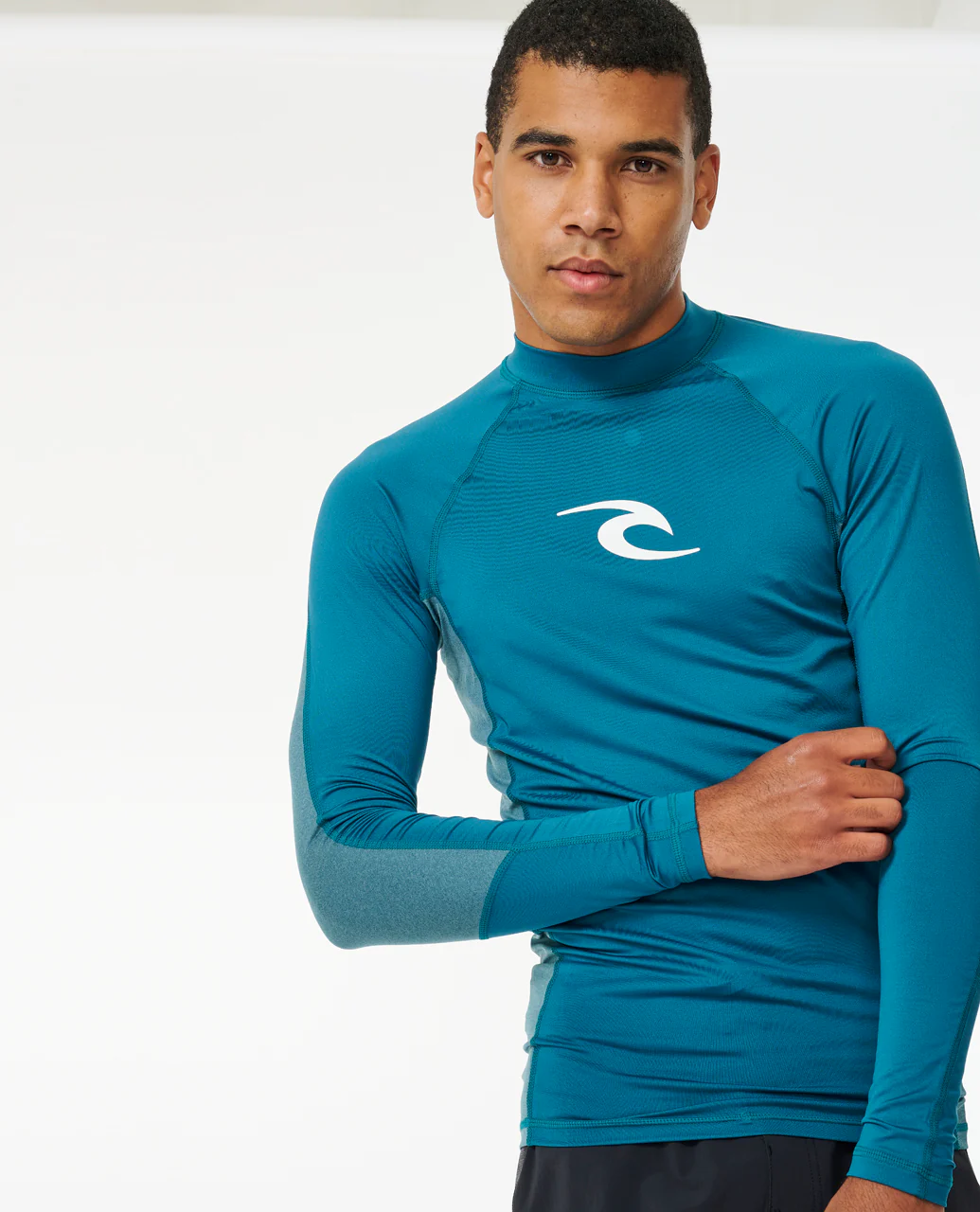 Rip Curl Mens Waves UPF 50 Perf Long Sleeve Rash Vest - Image 56