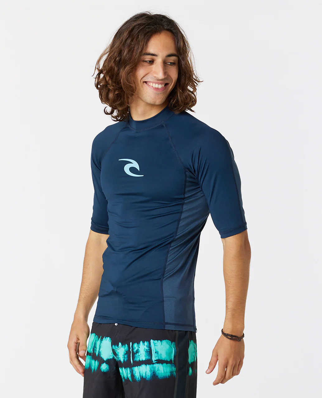 Rip Curl Mens Waves UPF 50 Perf Short Sleeve Rash Vest - Image 14
