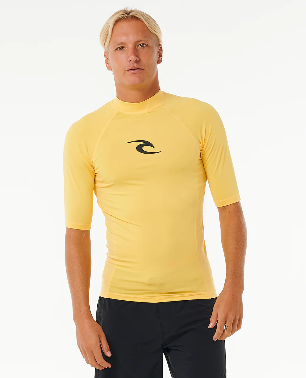 Rip Curl Mens Waves UPF 50 Perf Short Sleeve Rash Vest - Image 2