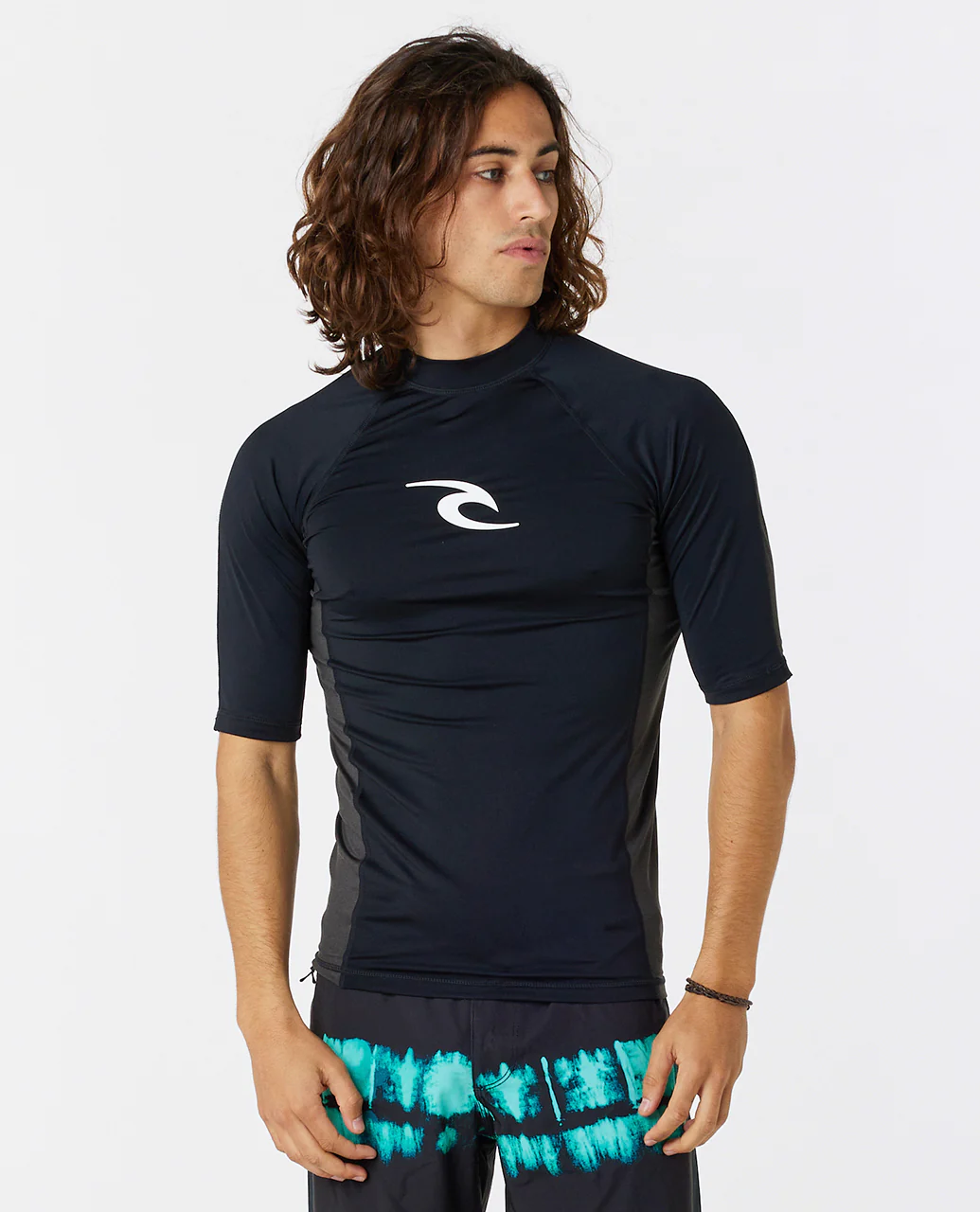 Rip Curl Mens Waves UPF 50 Perf Short Sleeve Rash Vest - Image 4