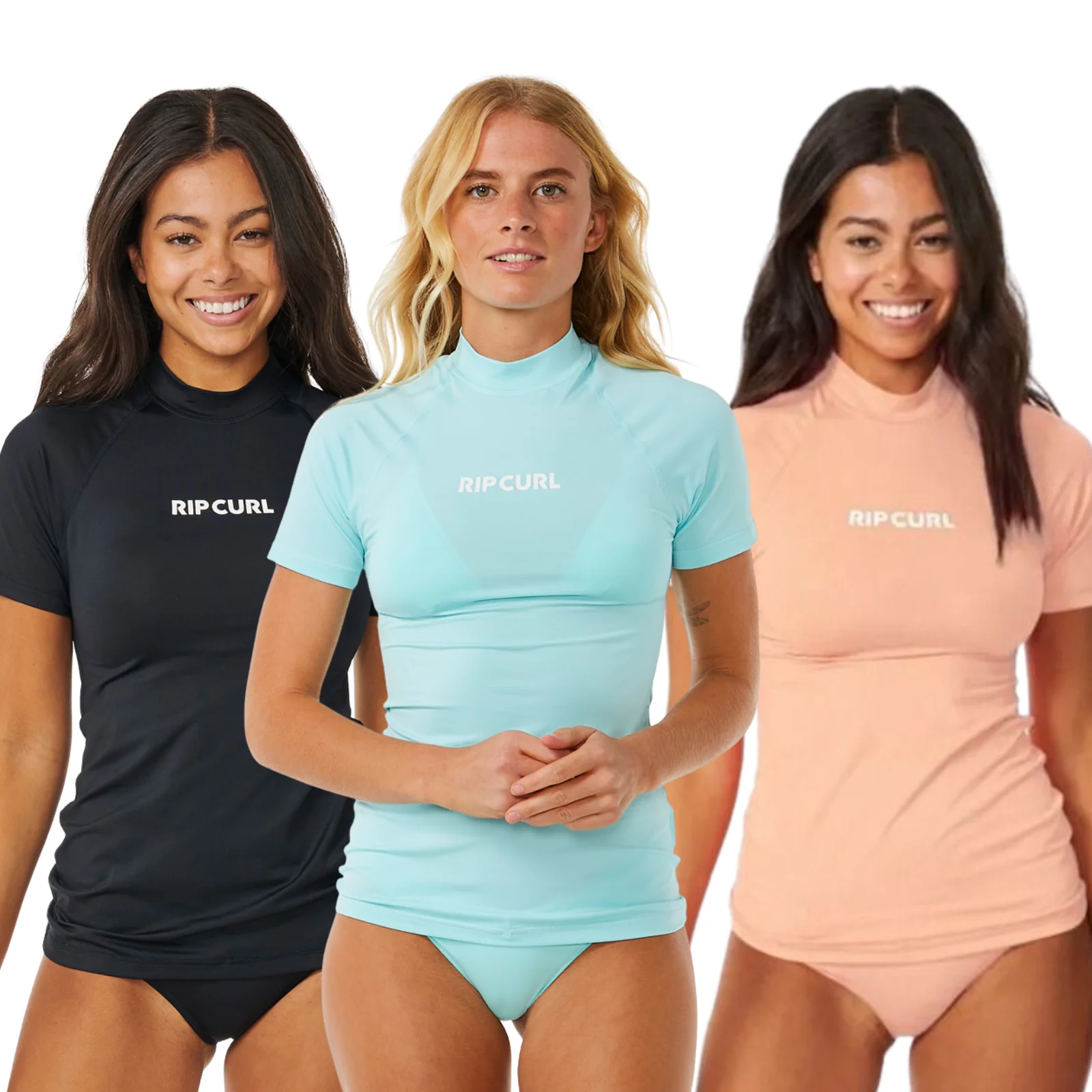 Rip Curl Womens Classic Short Sleeve UPF 50 Rash Vest