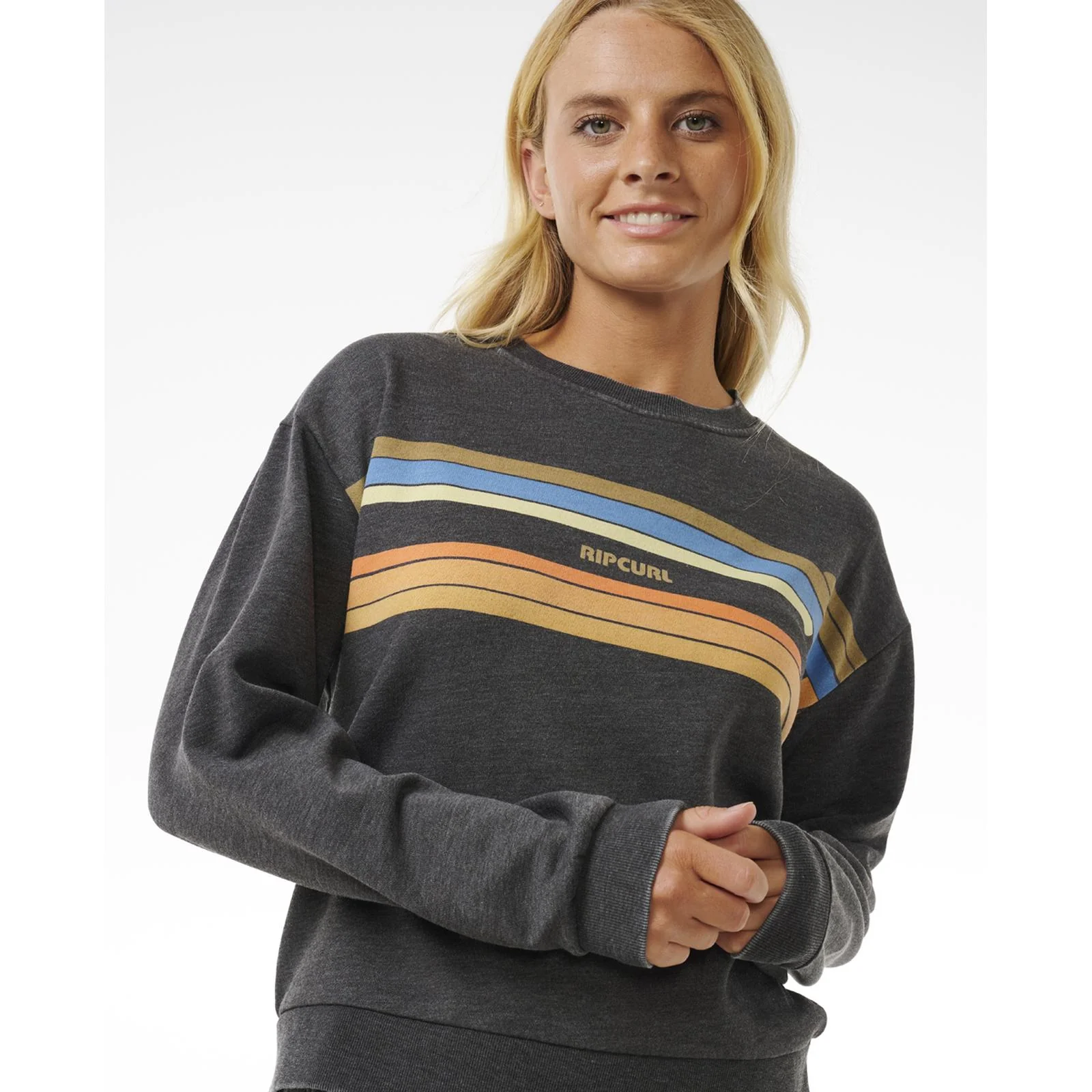 Rip Curl Womens High Tide Surf Crew Neck Sweatshirt - Image 5