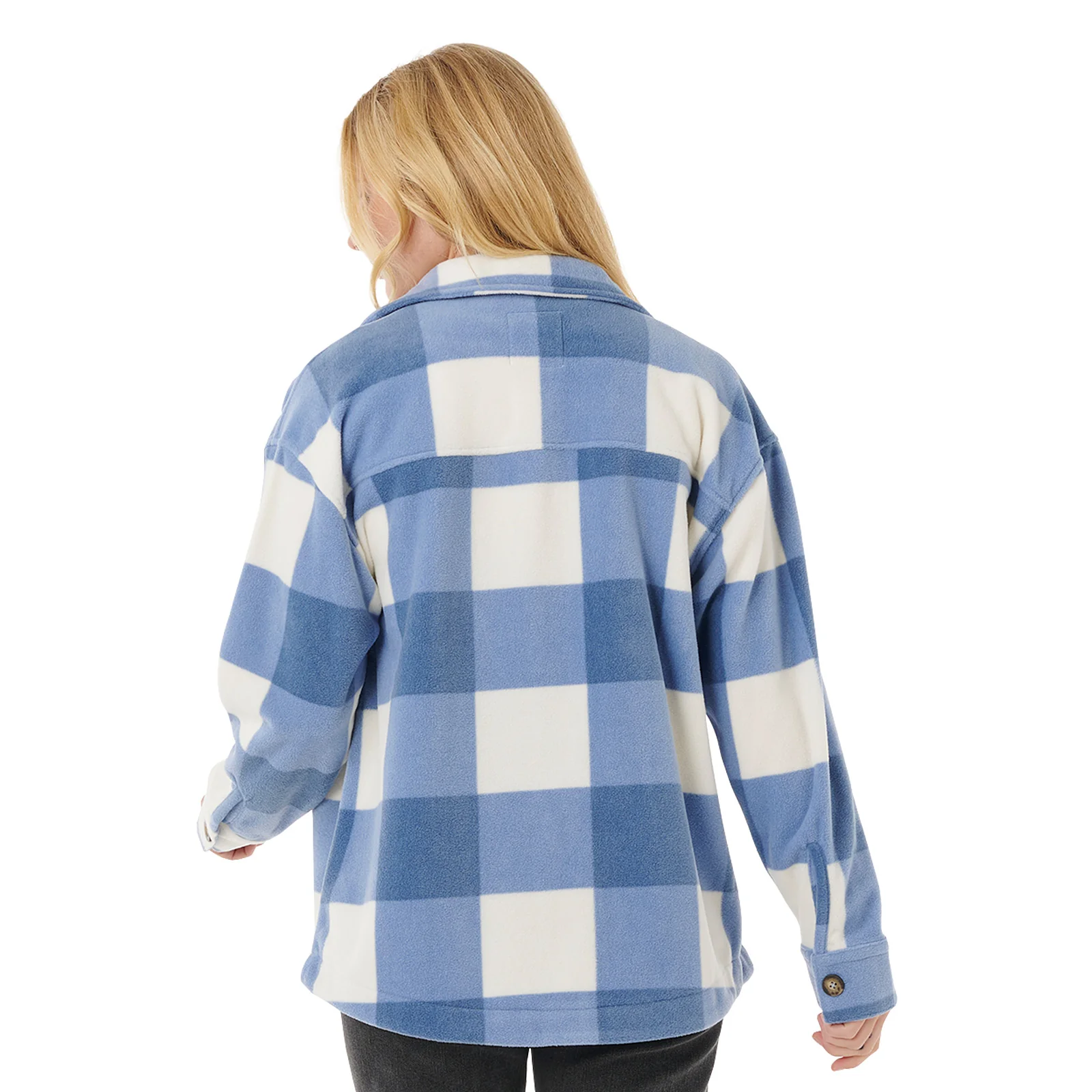 Rip Curl Womens Neon Isles Fleece Shacket Long Sleeve Shirt - Image 3