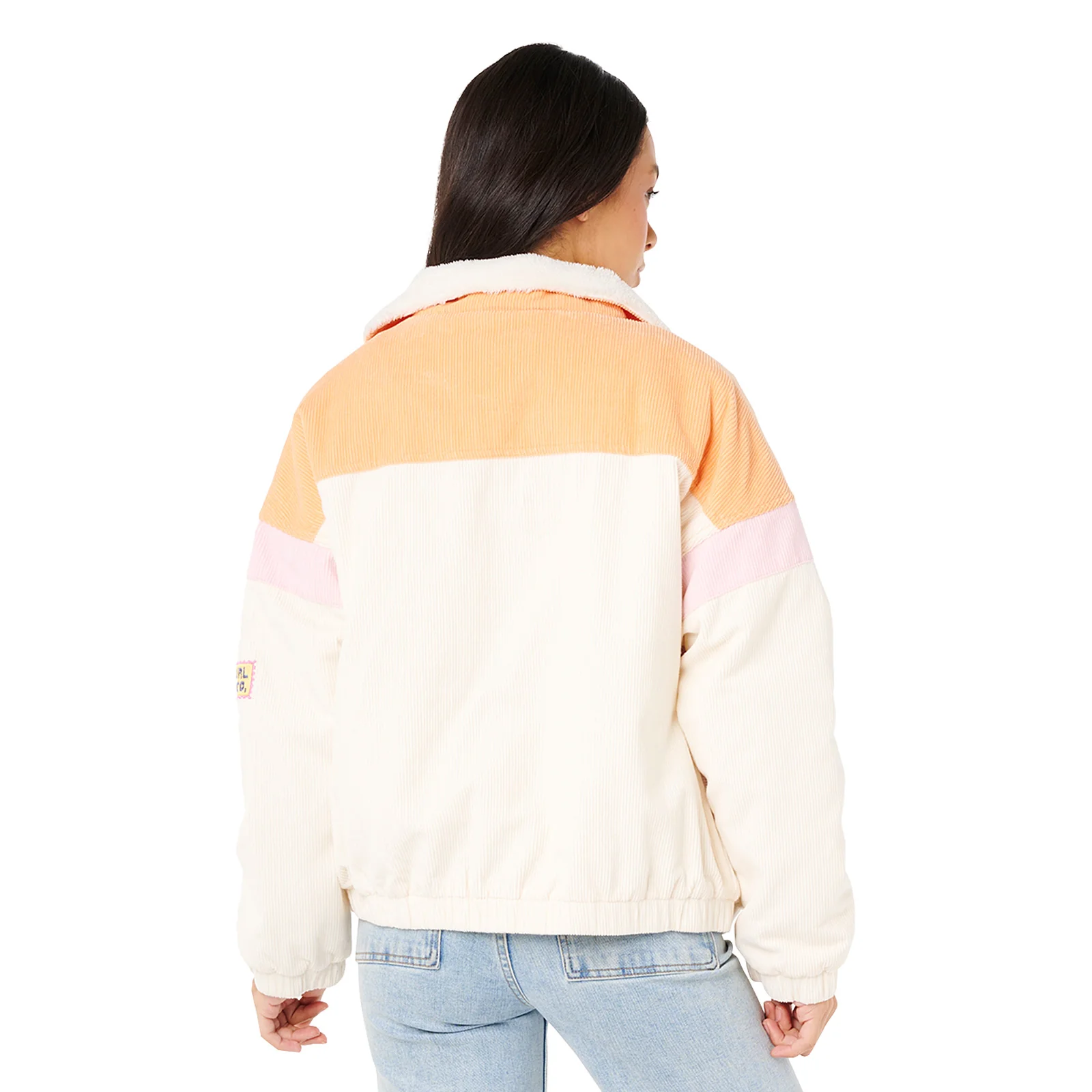 Rip Curl Womens Sunset Luau Cord Quilted Jacket - Image 3