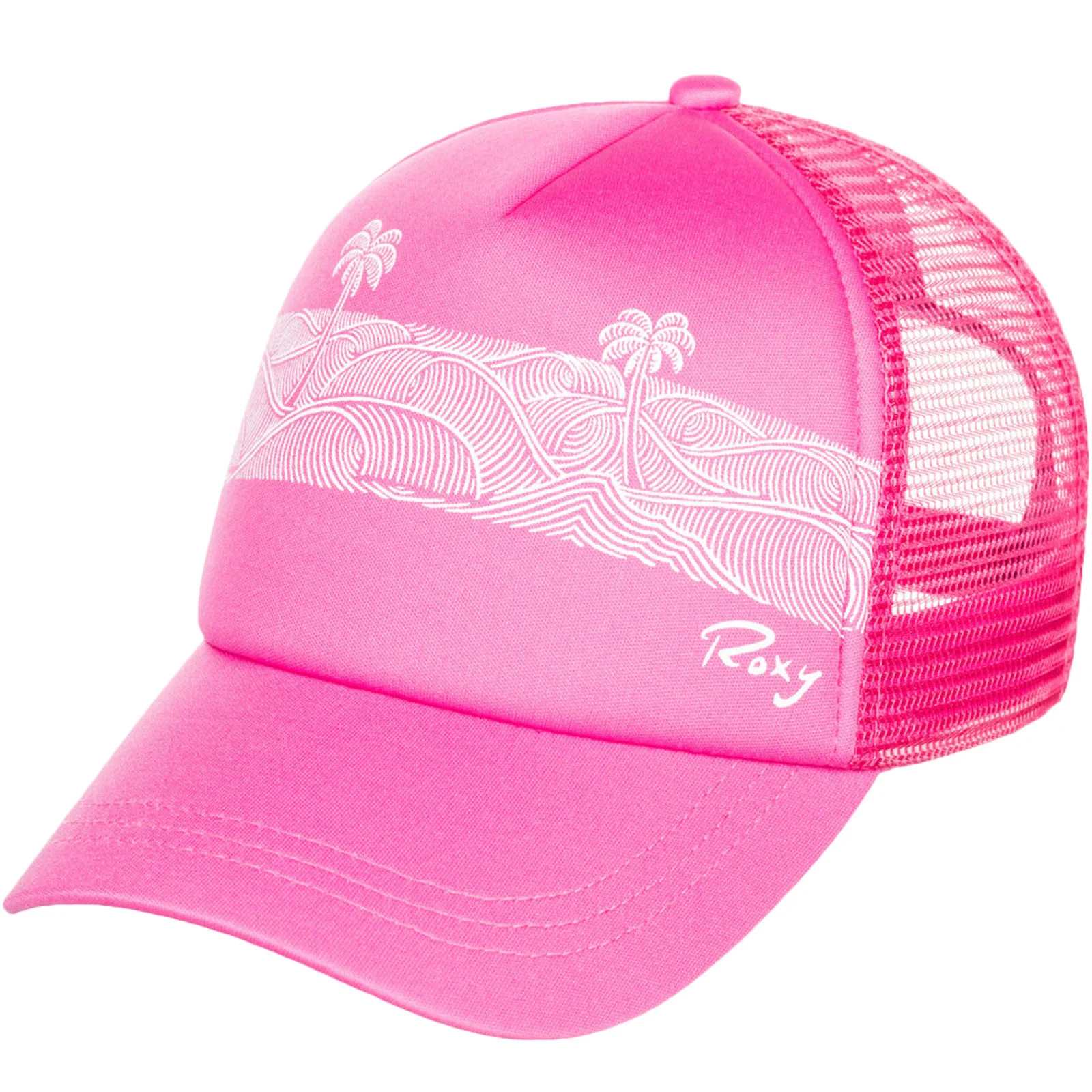 Roxy Kids Reggae Town Summer Baseball Snapback Trucker Cap Hat - Image 3