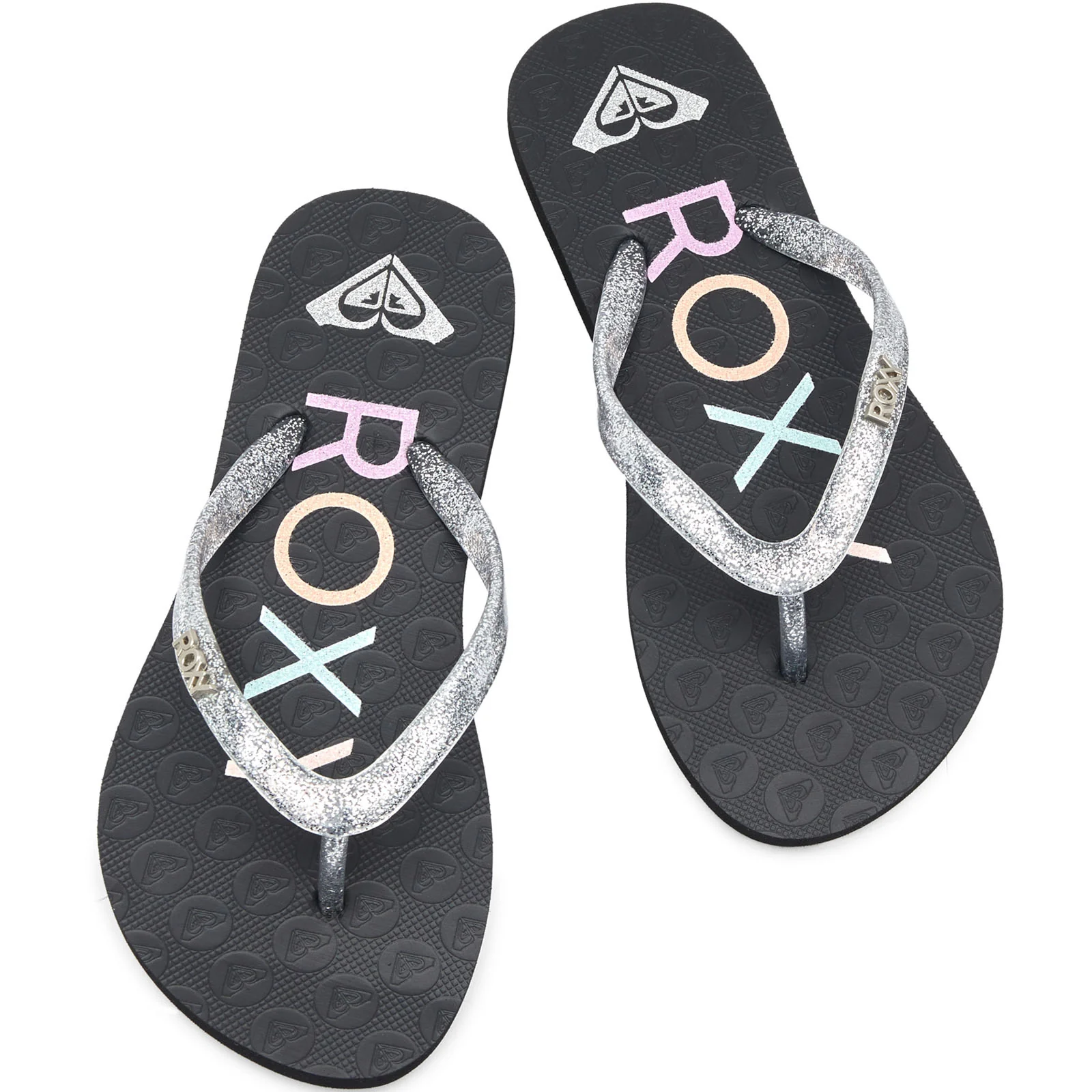 Roxy Kids Viva Sparkle Glitter Sandals Flip Flops - Image 7