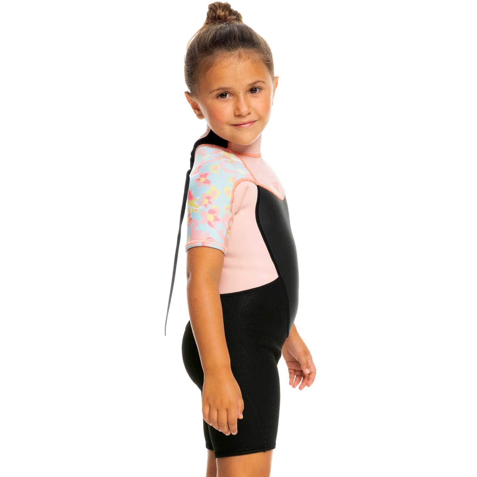 Roxy Kids 2/2mm Prologue Short Sleeve Back Zip Springsuit - Tanager - Image 3