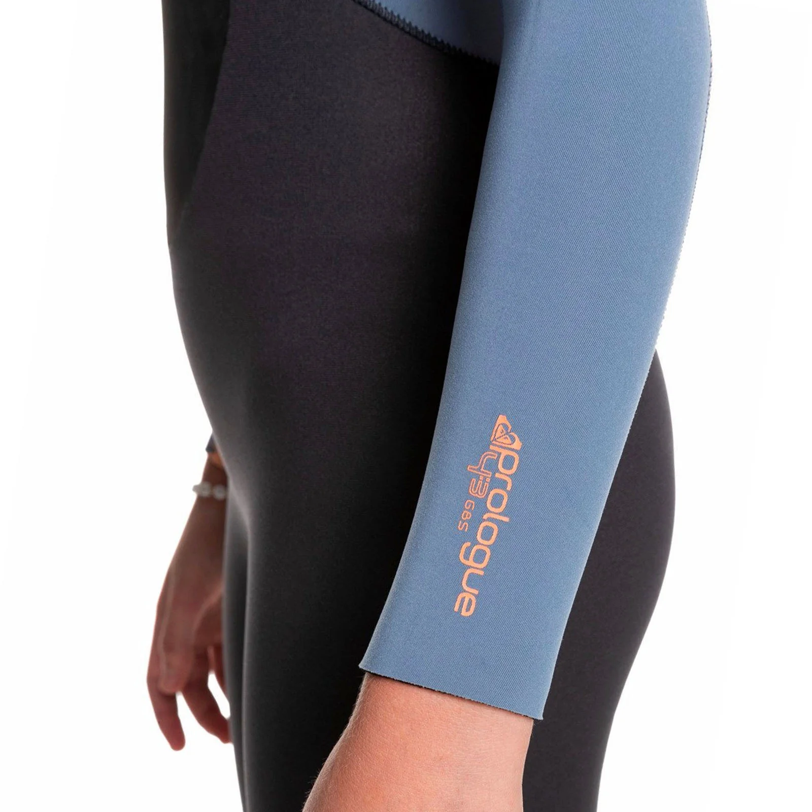 Roxy Kids 3/2mm Prologue Back Zip Full Length Wetsuit - Cloud Black - Image 5