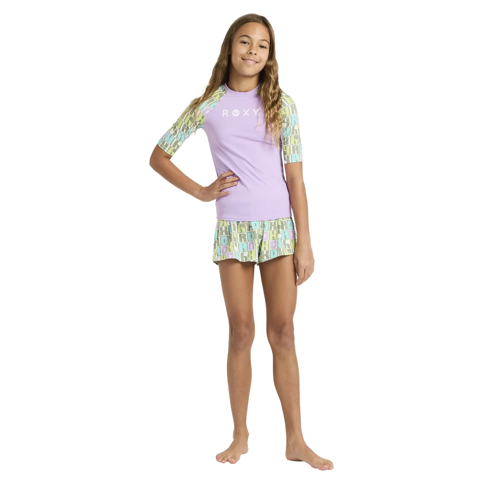 Roxy Kids Roxy Active RG Short Sleeve Rash Vest - Image 4