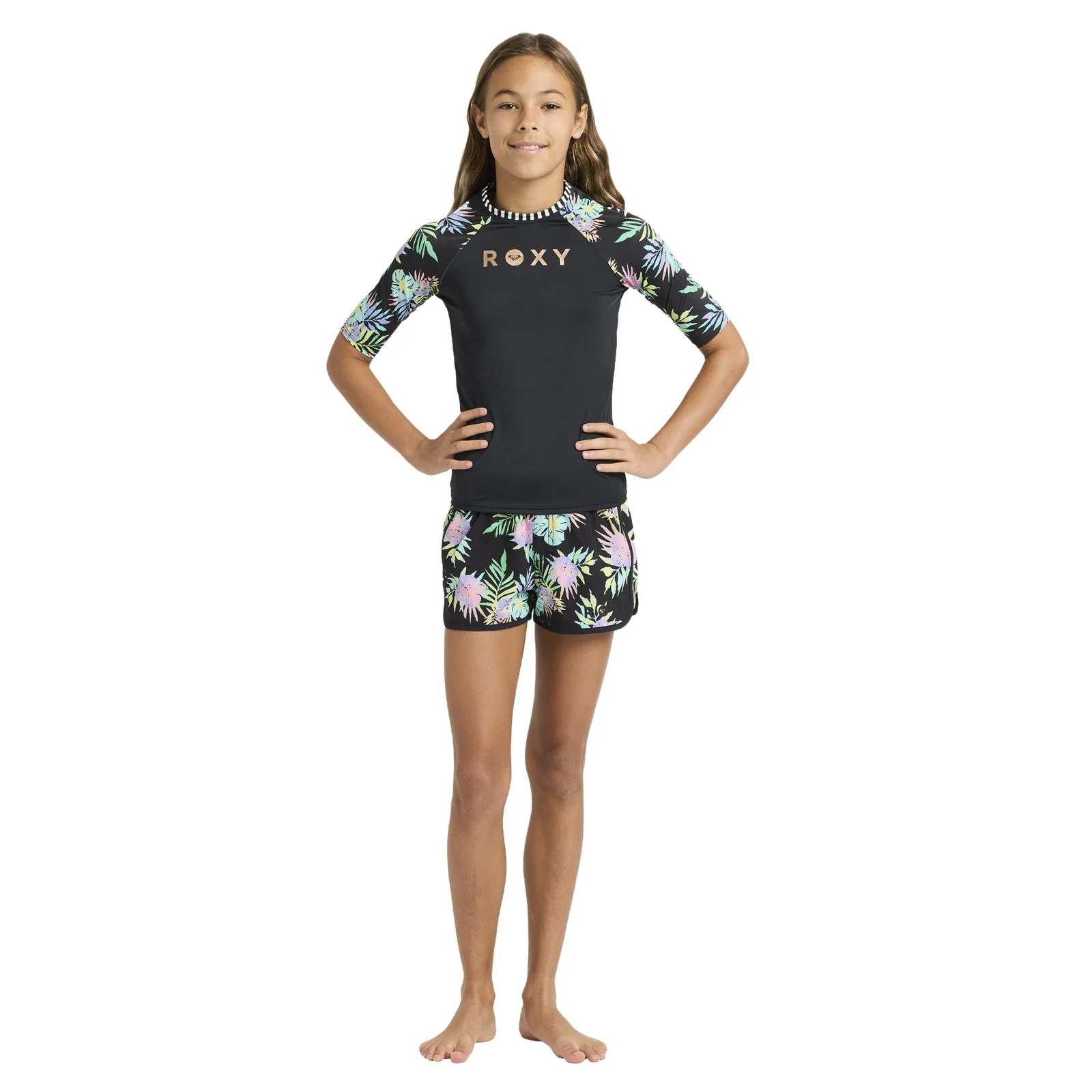 Roxy Kids Roxy Active RG Short Sleeve Rash Vest - Image 5