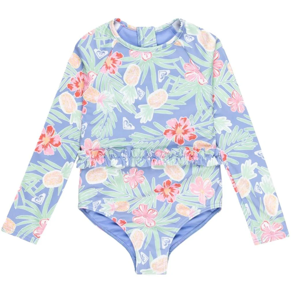 Roxy Kids Tropical Story Onesie Long Sleeve Rash Vest