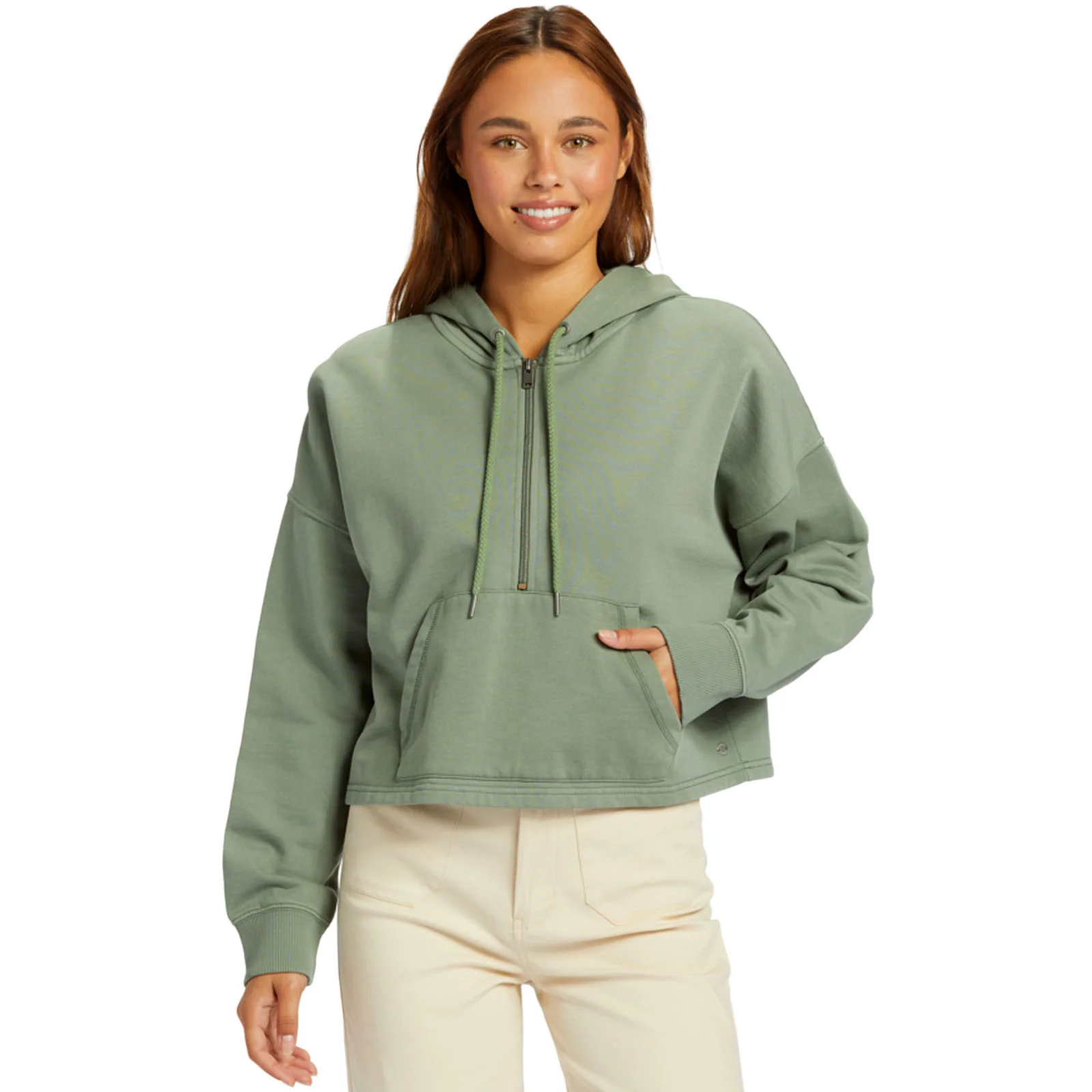 Roxy Womens Drakes Cove Half Zip Hoodie - Image 2