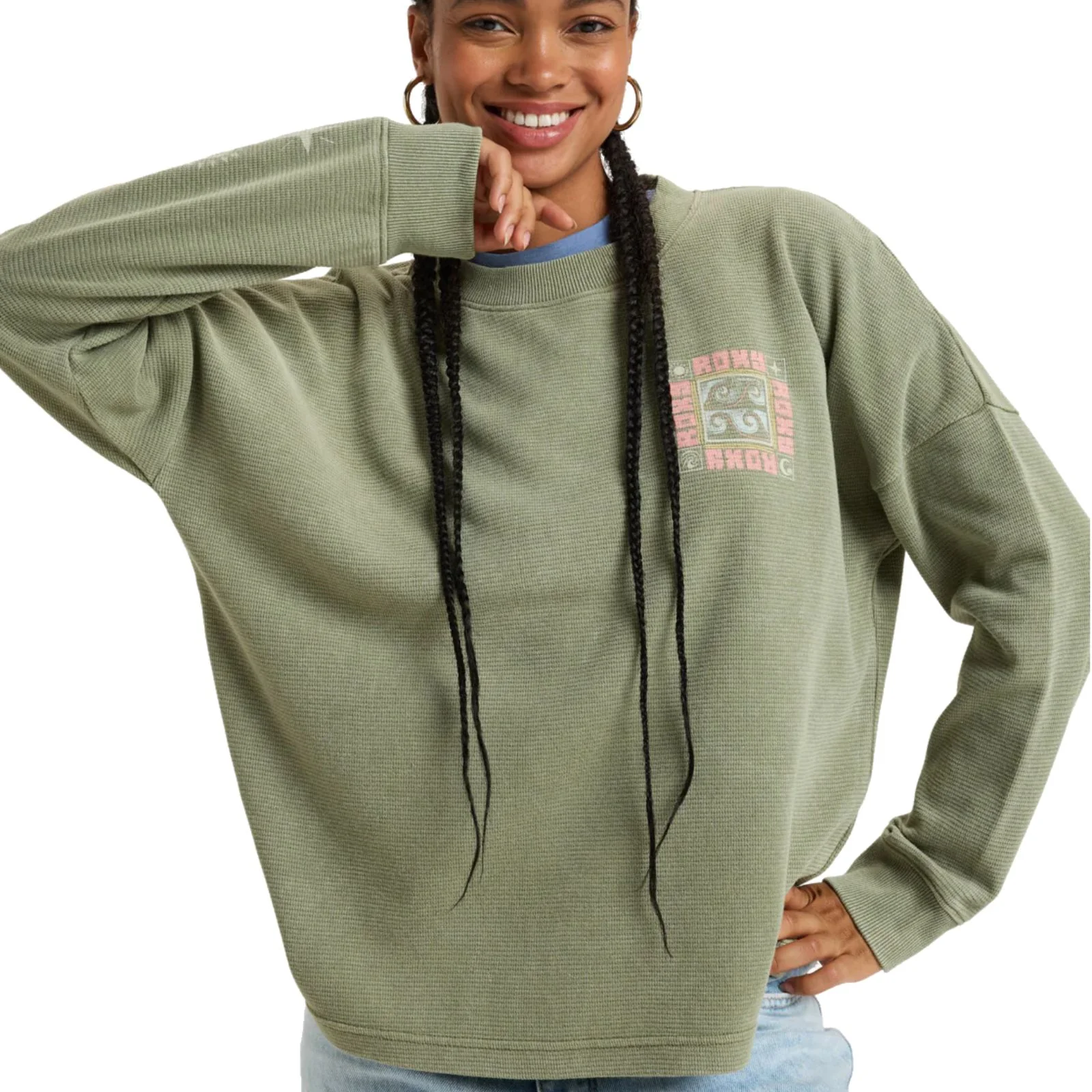 Roxy Womens East Side Long Sleeve Top - Image 2