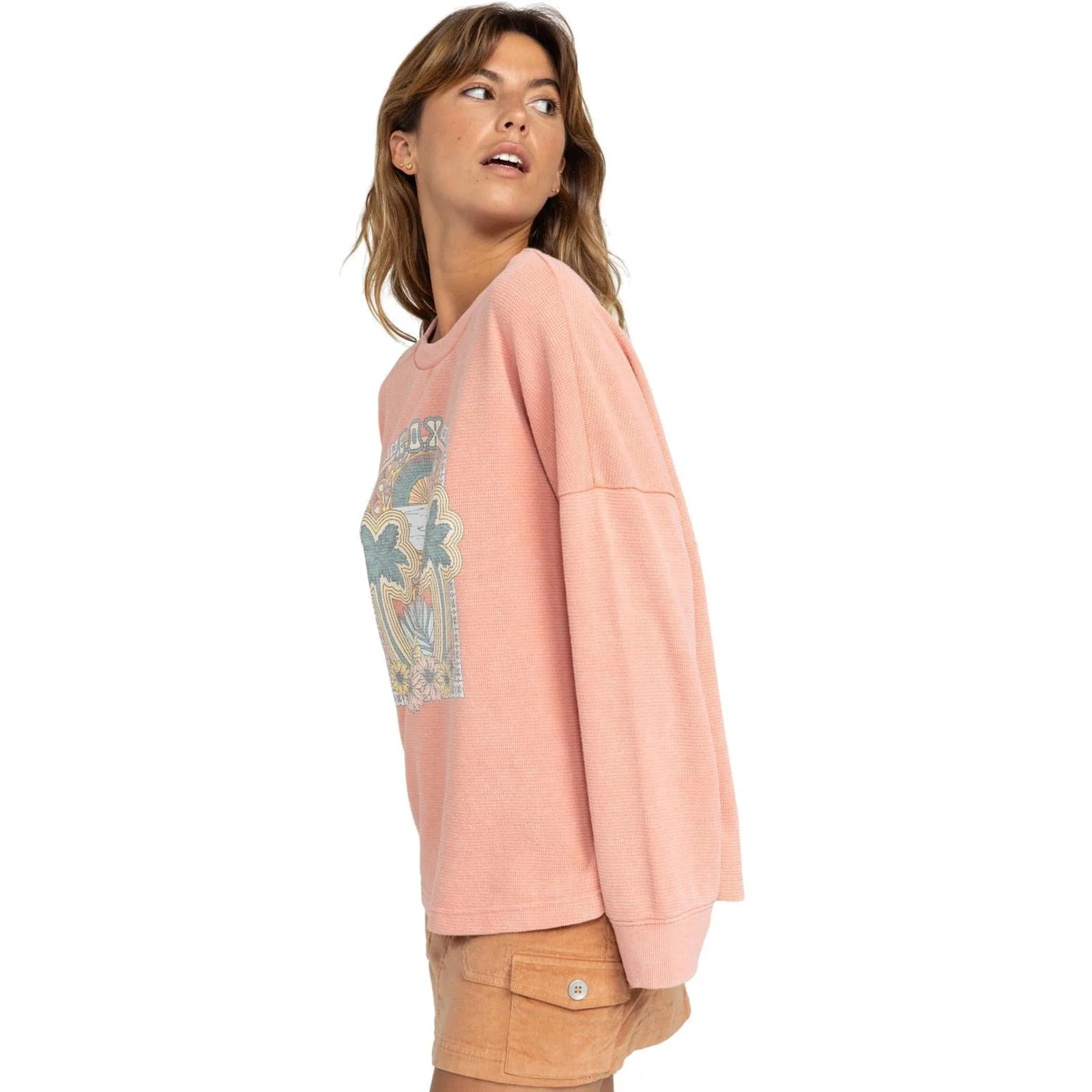 Roxy Womens East Side Long Sleeve Top - Image 3