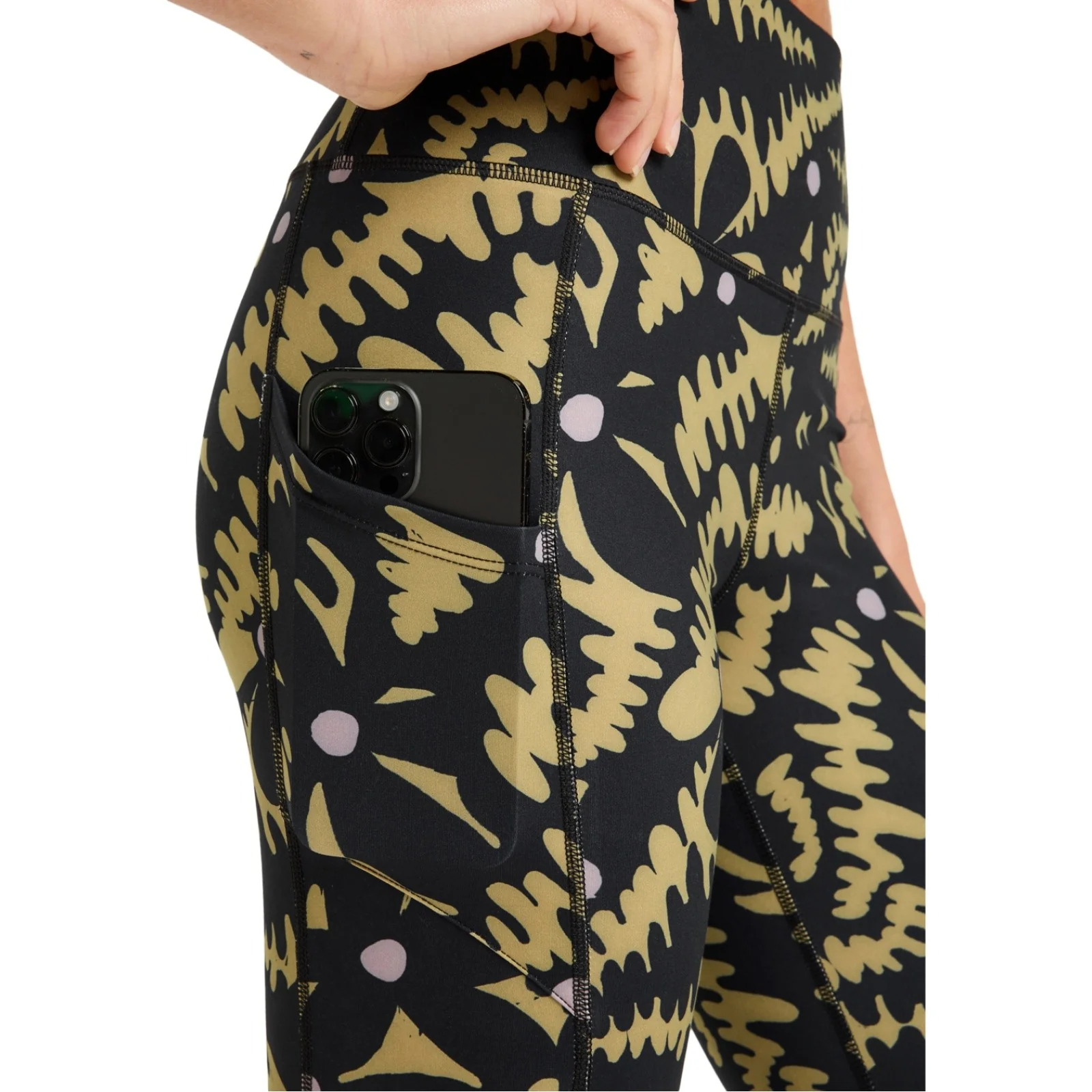 Roxy Womens Heart Into It Ankle Patterned Leggings - Image 5