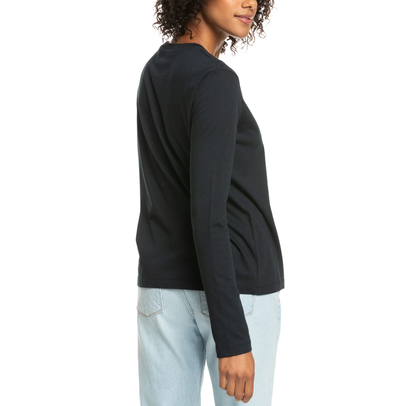 Roxy Womens I Am From The Atlantic Long Sleeve Crew Neck T-Shirt - Anthracite - Image 2