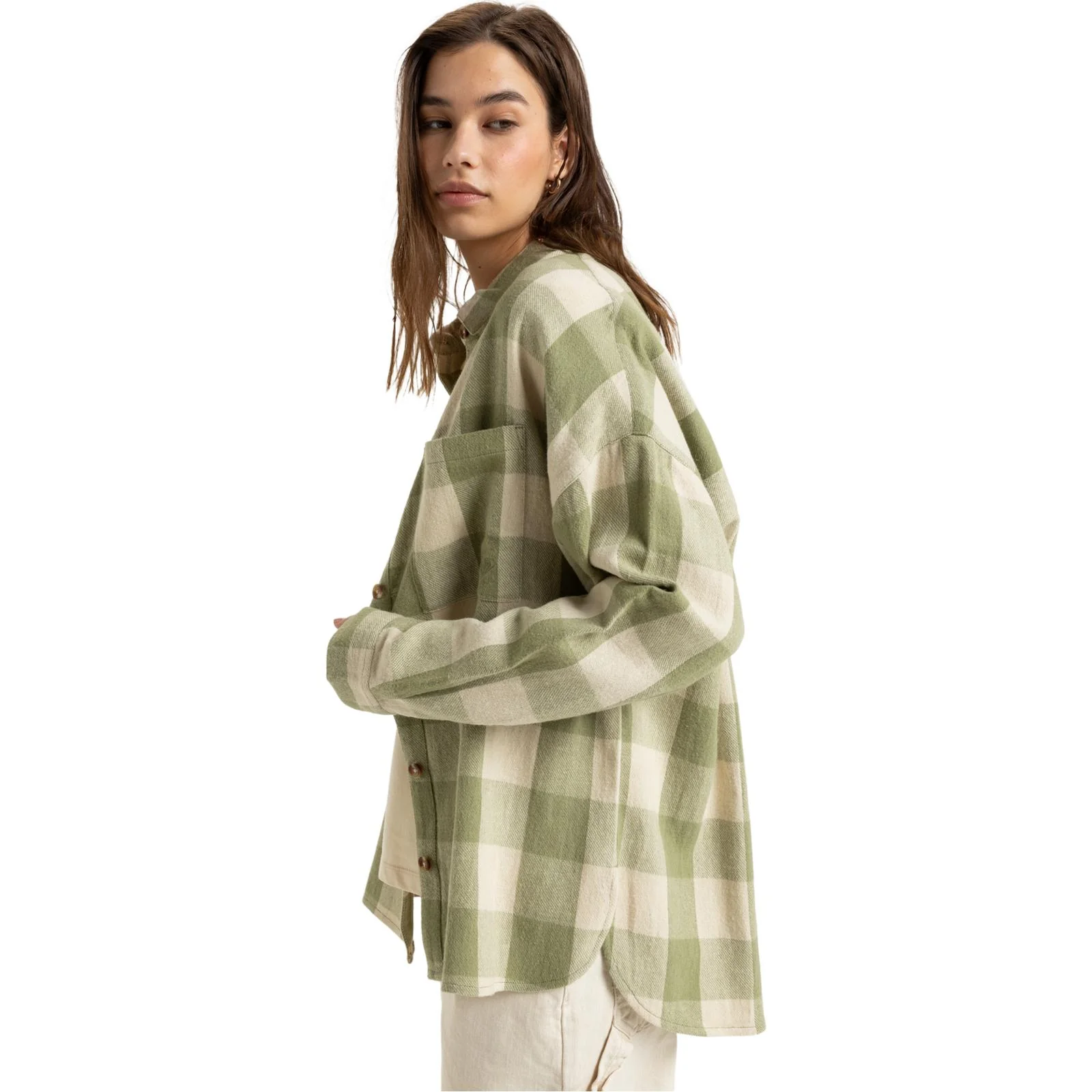 Roxy Womens Lets Get Away Long Sleeve Shirt - Image 2