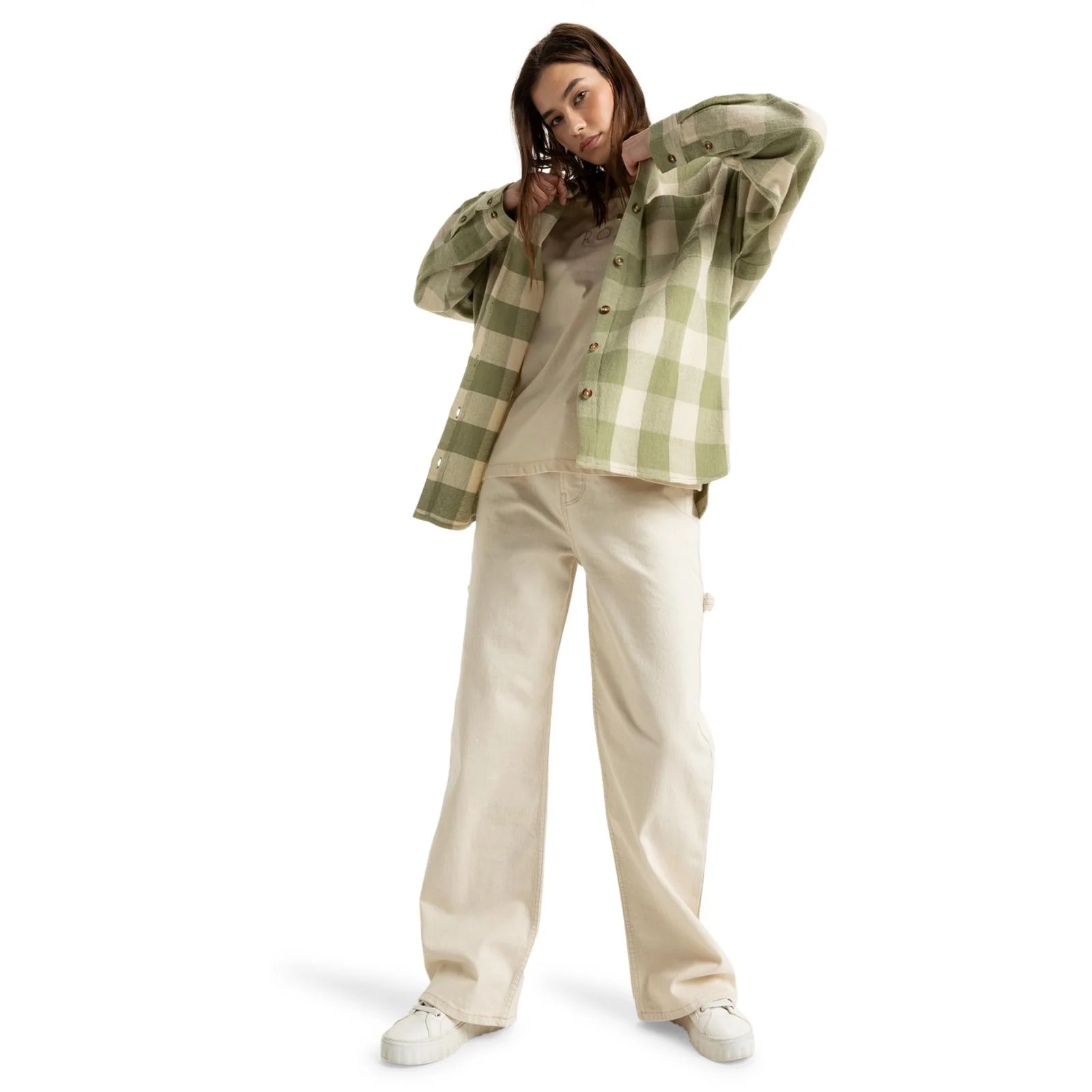 Roxy Womens Lets Get Away Long Sleeve Shirt - Image 6