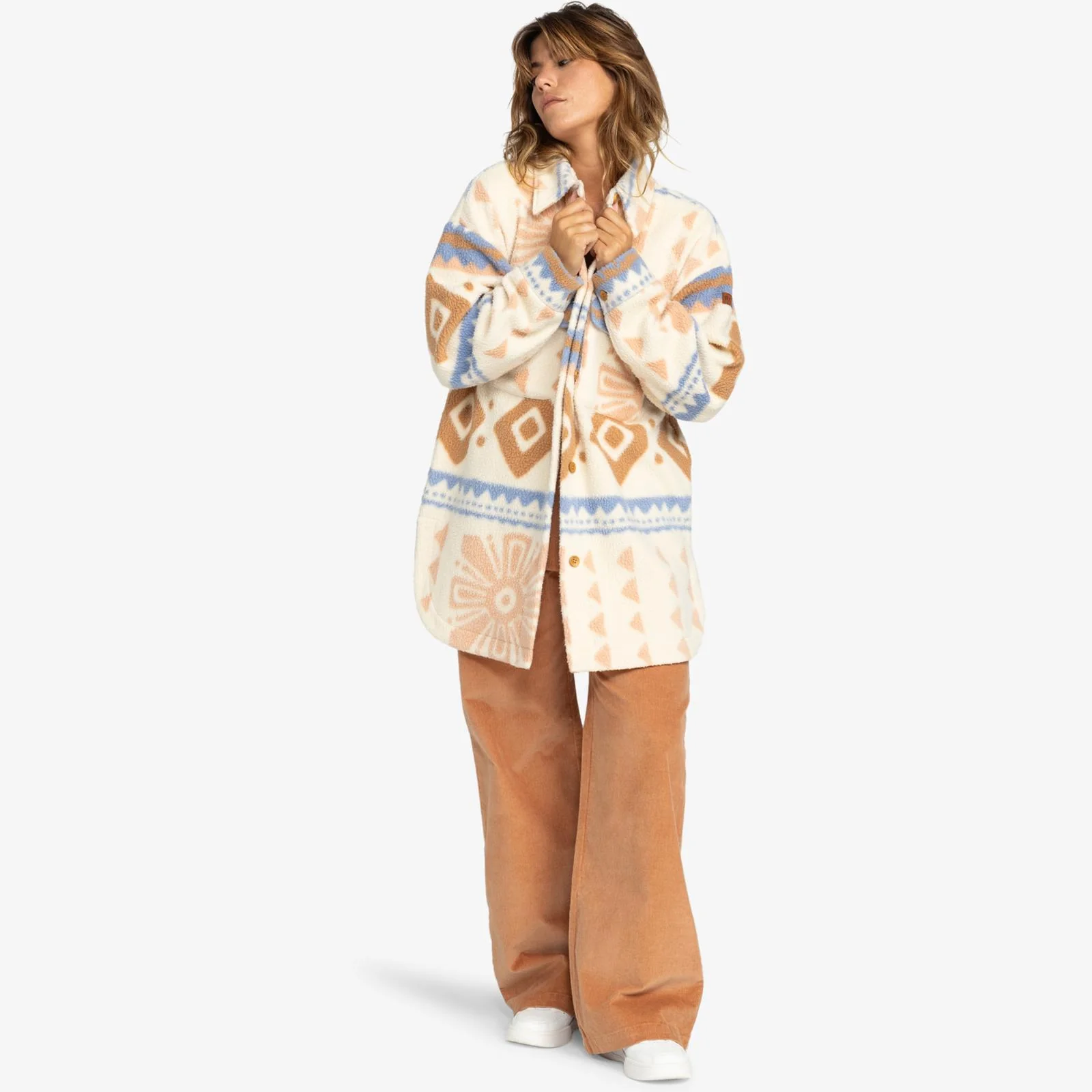 Roxy Womens Morning Crush Polar Fleece Shacket - Image 10