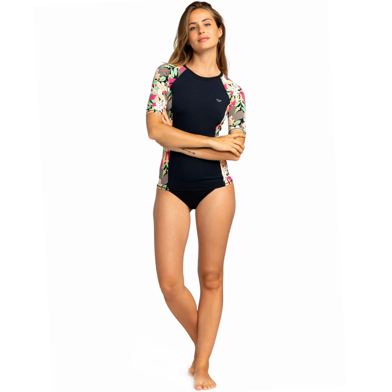 Roxy Womens Roxy Short Sleeve UV Protect Rash Vest - Image 10