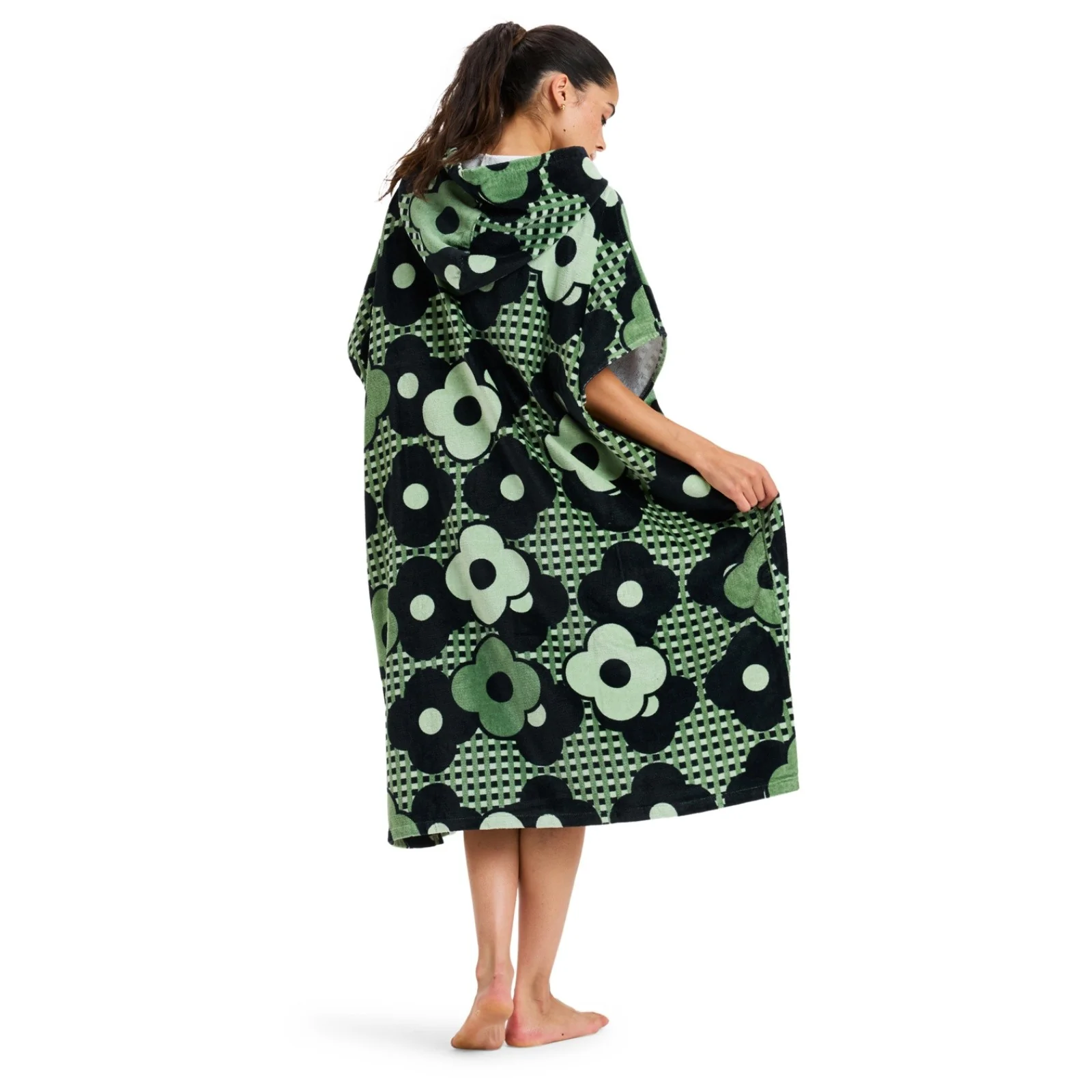 Roxy Womens Stay Magical Printed Hooded Changing Robe - Image 5
