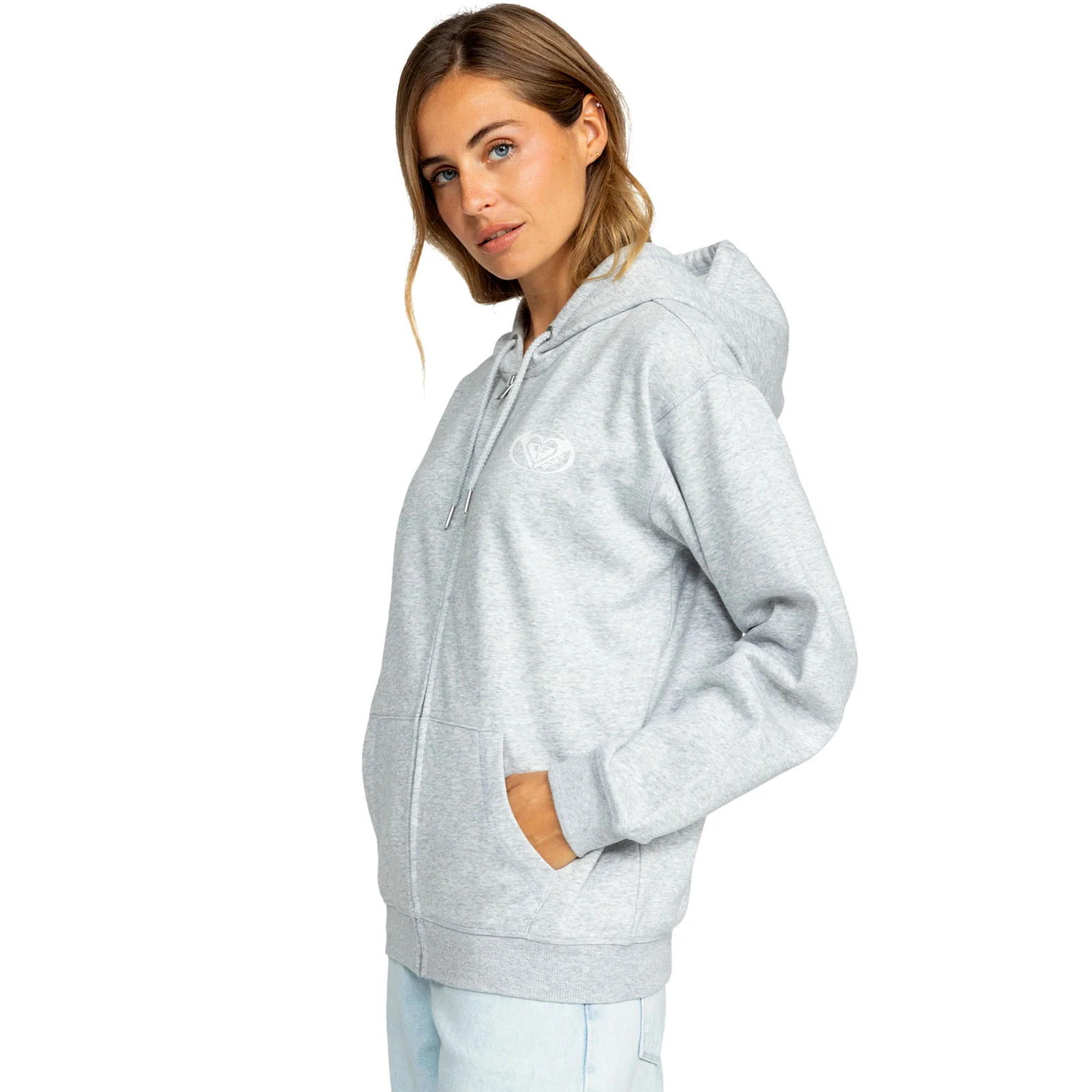 Roxy Womens Surf Stocked Full Zip Hooded Jacket - Image 3