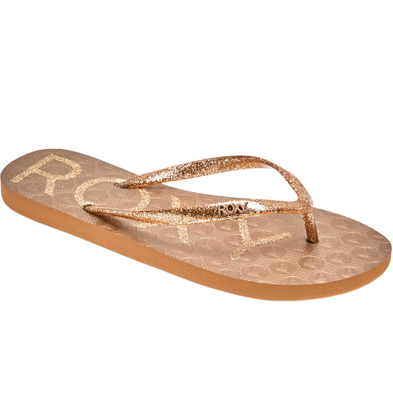 Roxy Womens Viva Sparkle Flip Flops - Image 3