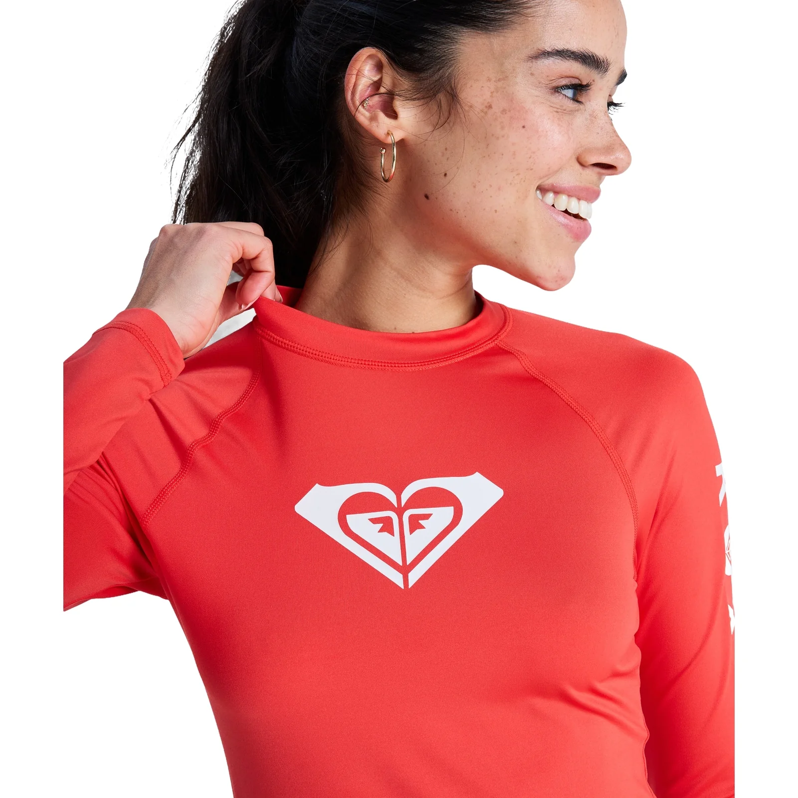 Roxy Womens Whole Hearted UPF 50 Surf Rash Vest - Image 48