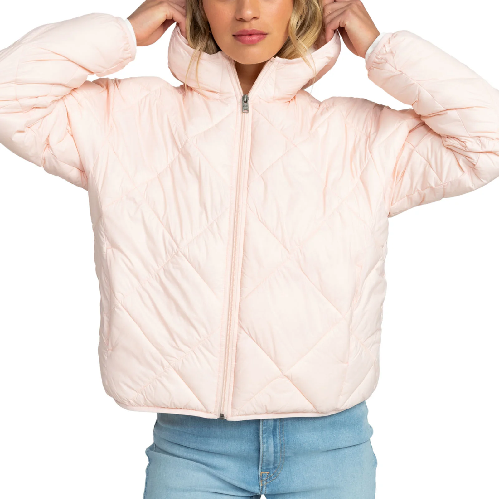 Roxy Womens Wind Swept Hooded Packable Padded Jacket - Image 9