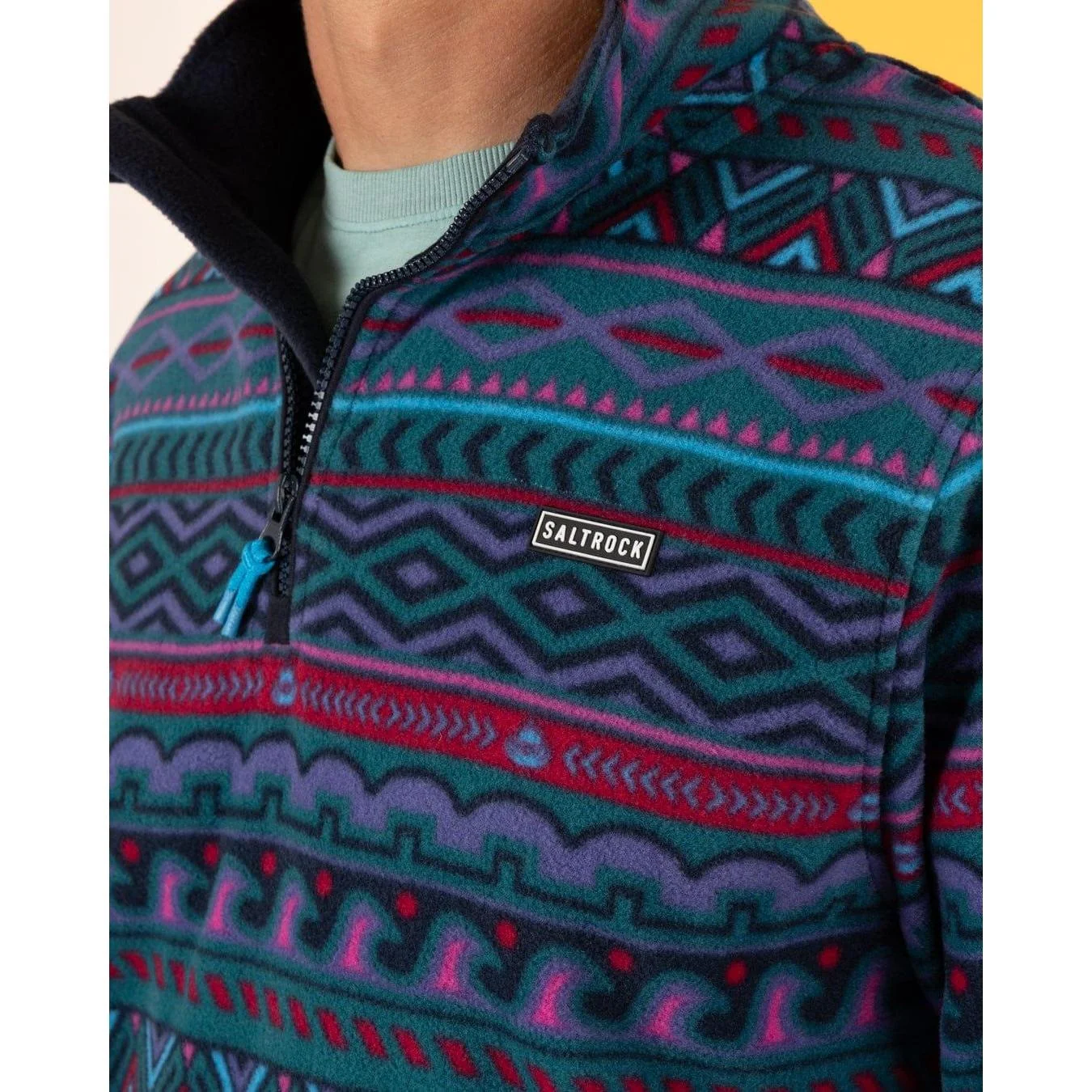 Saltrock Mens Treehouse Micro Half Zip Fleece - Image 4