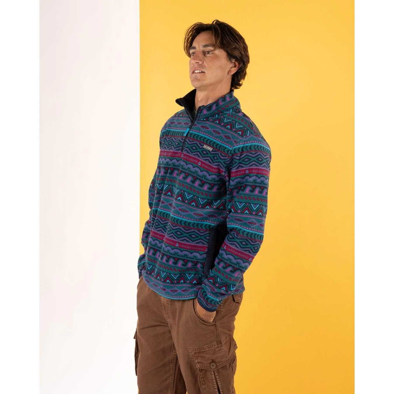 Saltrock Mens Treehouse Micro Half Zip Fleece - Image 5