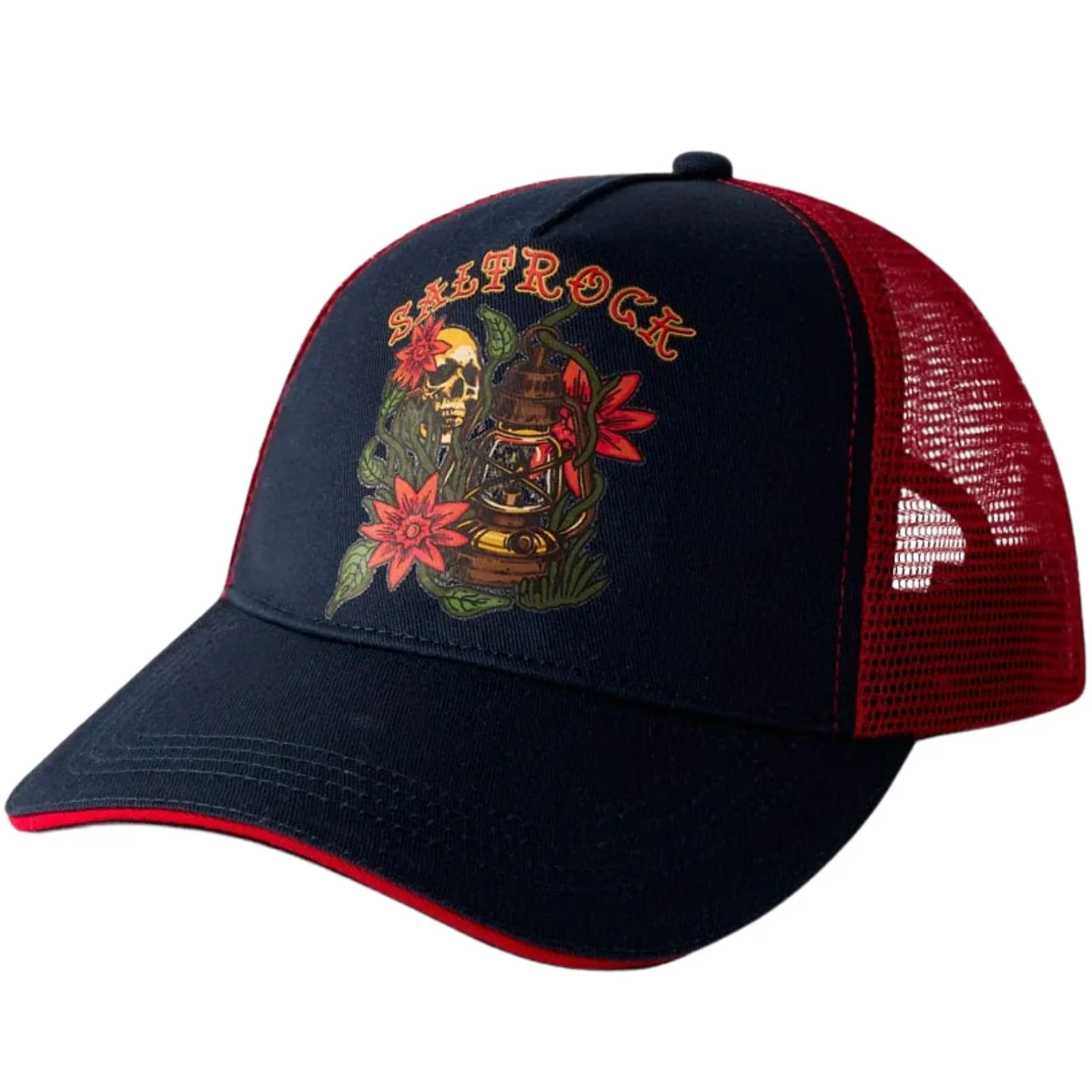 Saltrock Mens Wanderer Curved Bill Trucker Cap